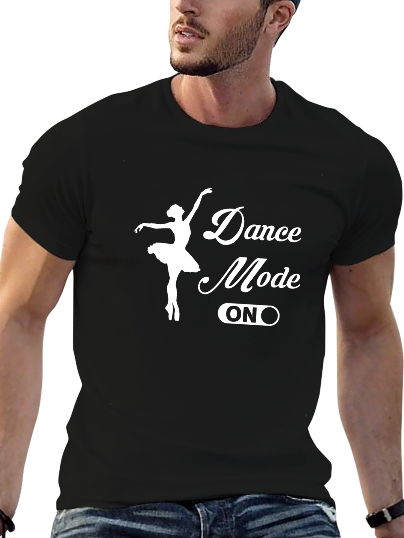Dance Mode On Black T-Shirt