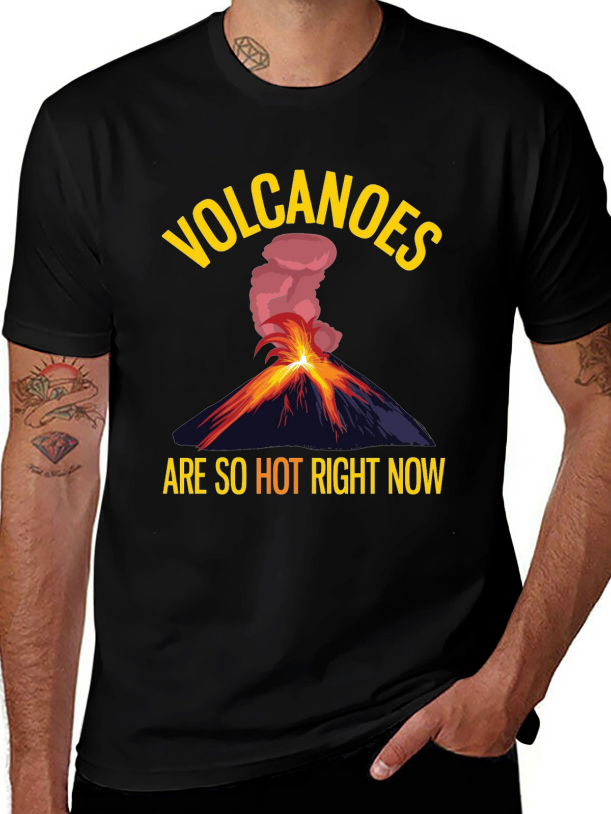 Volcanoes Are So Hot Right Now Graphic Tee