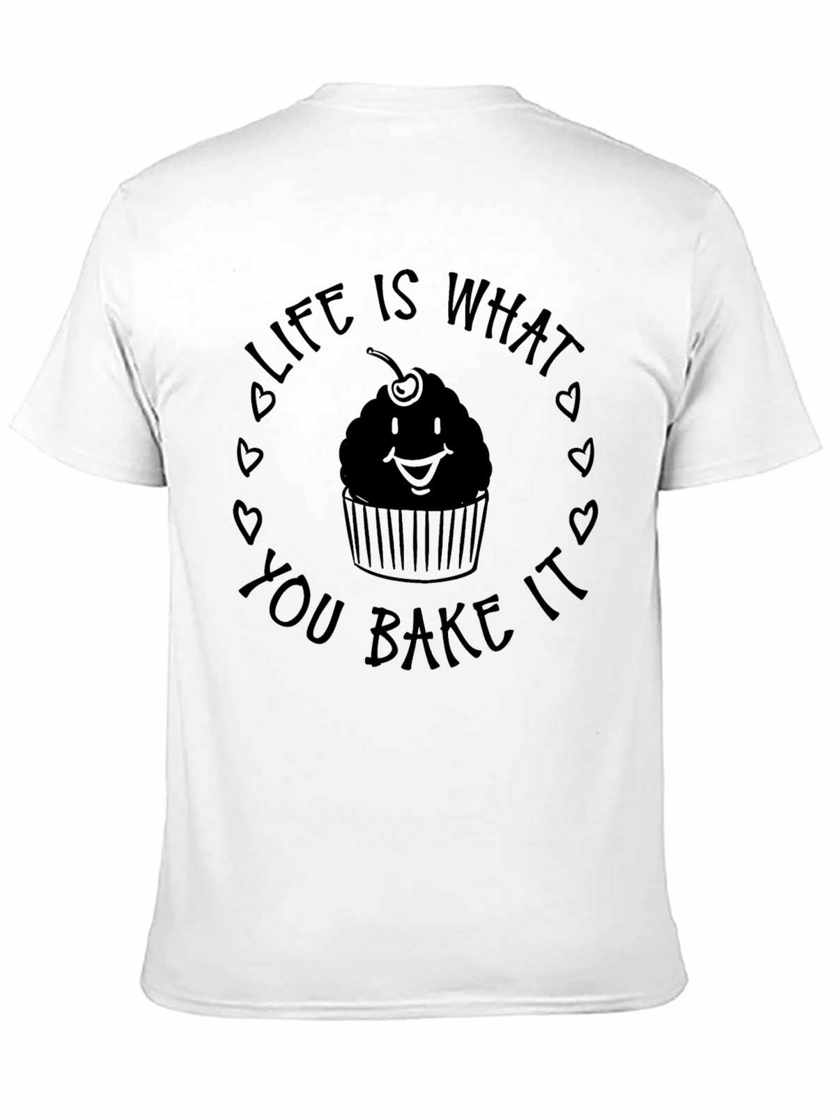 Life Is What You Bake It Black Tee