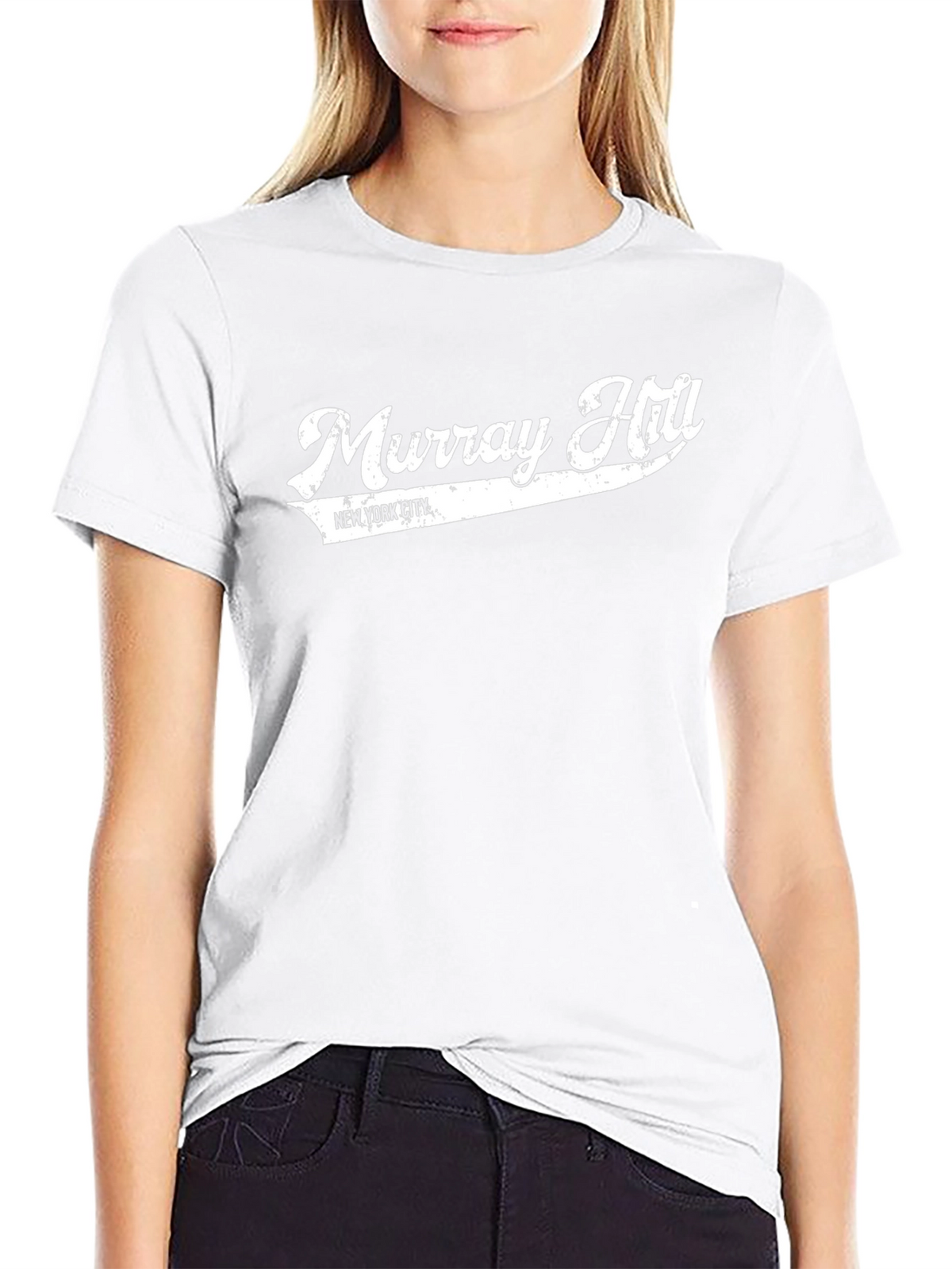 Murray Hill New York City Black Graphic T-Shirt