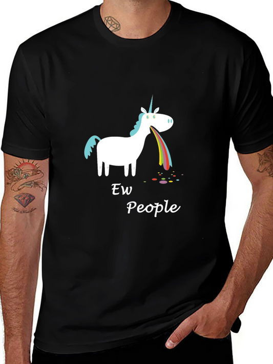 Ew People Unicorn Graphic Tee