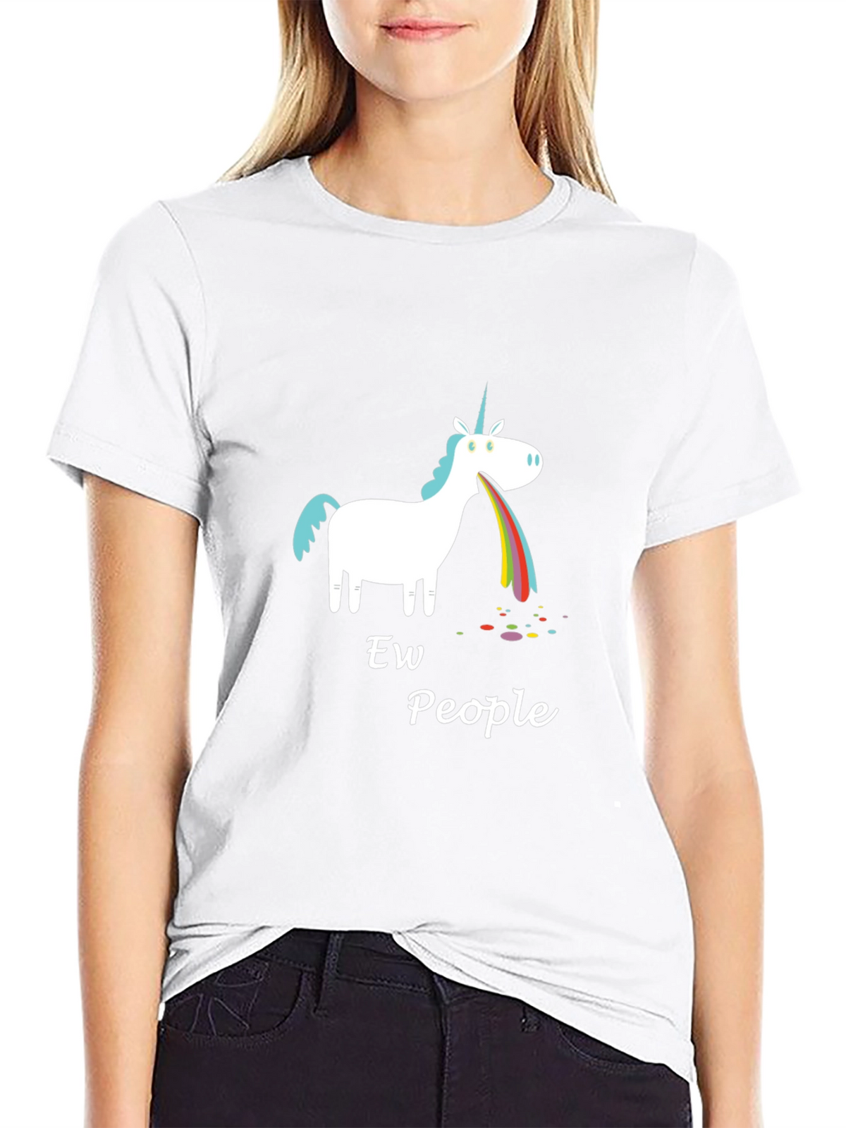 Ew People Unicorn Graphic Tee
