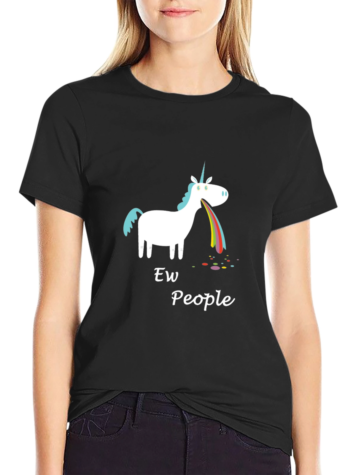 Ew People Unicorn Graphic Tee