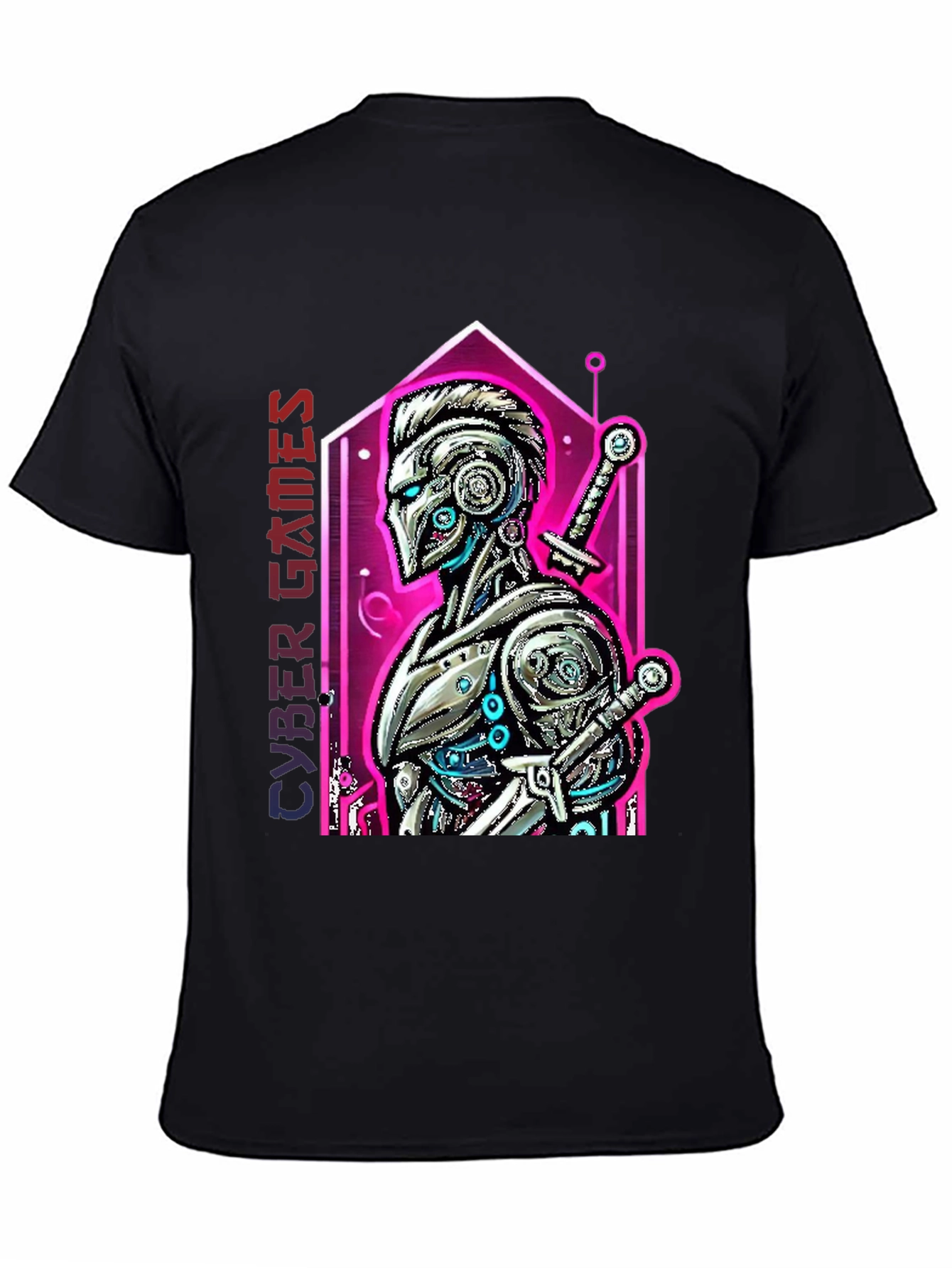 Cyber Games Robot T-Shirt - Cool Graphic Tee