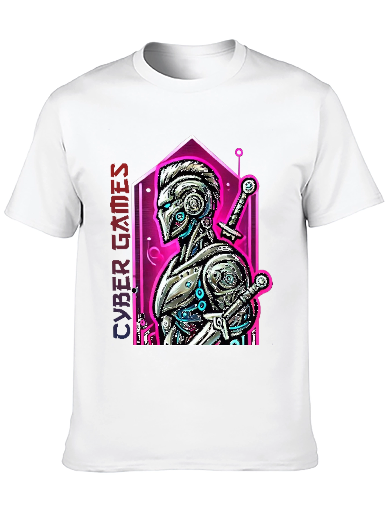 Cyber Games Robot T-Shirt - Cool Graphic Tee