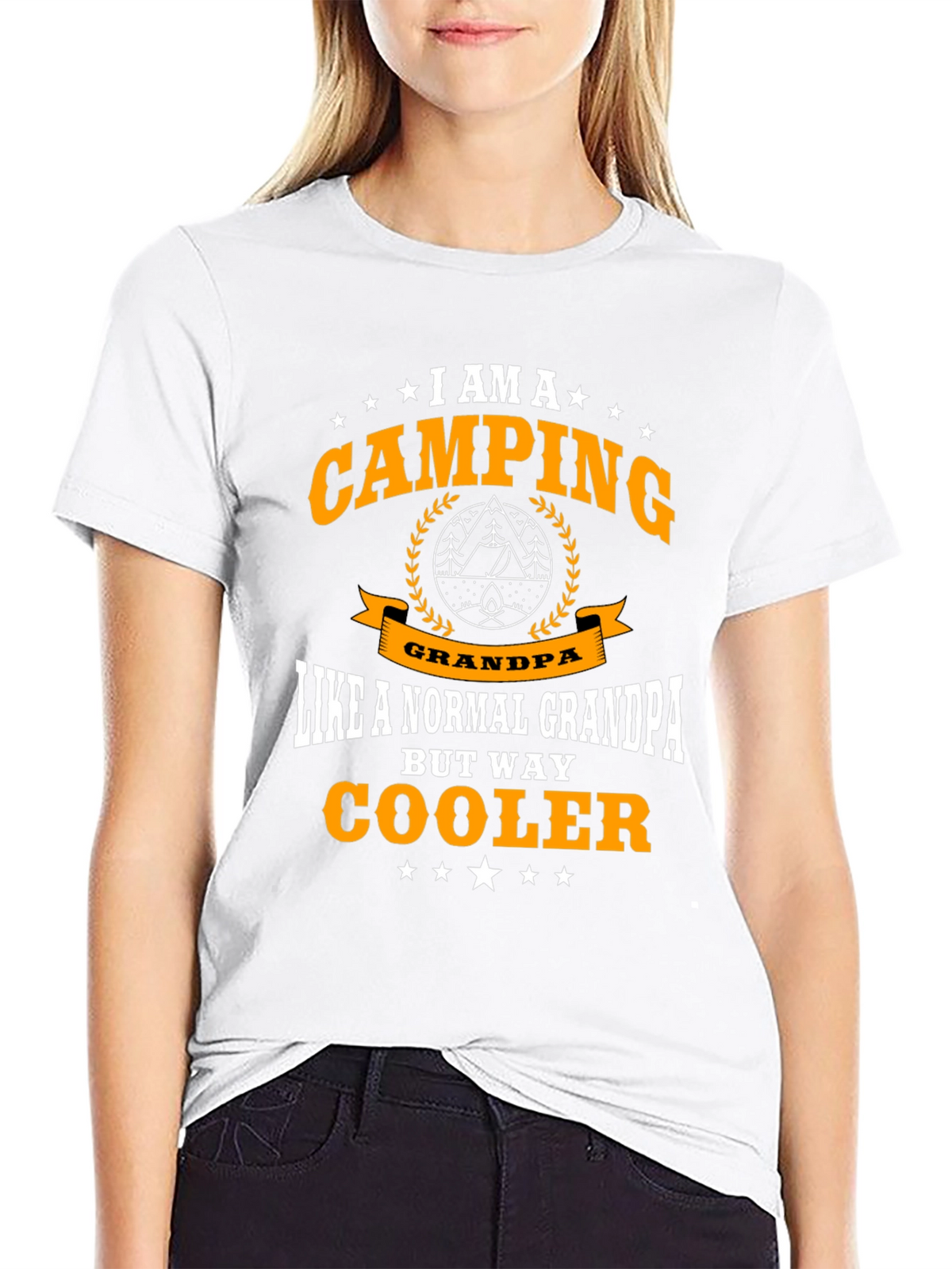 Camping Grandpa T-Shirt - Cooler Than Normal