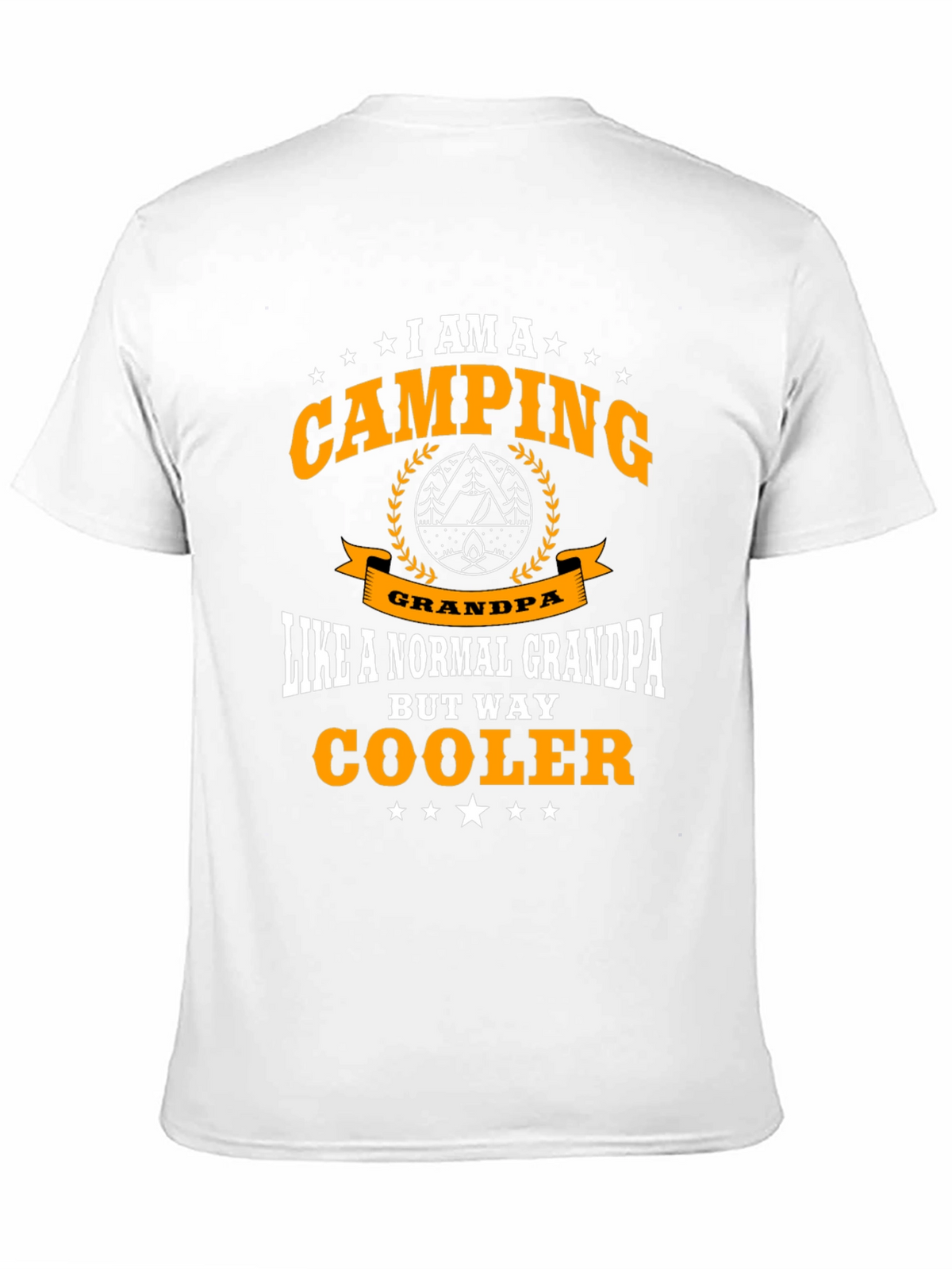 Camping Grandpa T-Shirt - Cooler Than Normal