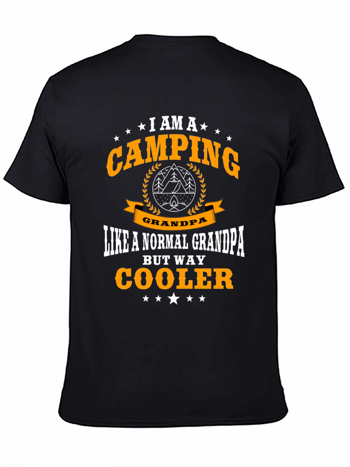 Camping Grandpa T-Shirt - Cooler Than Normal