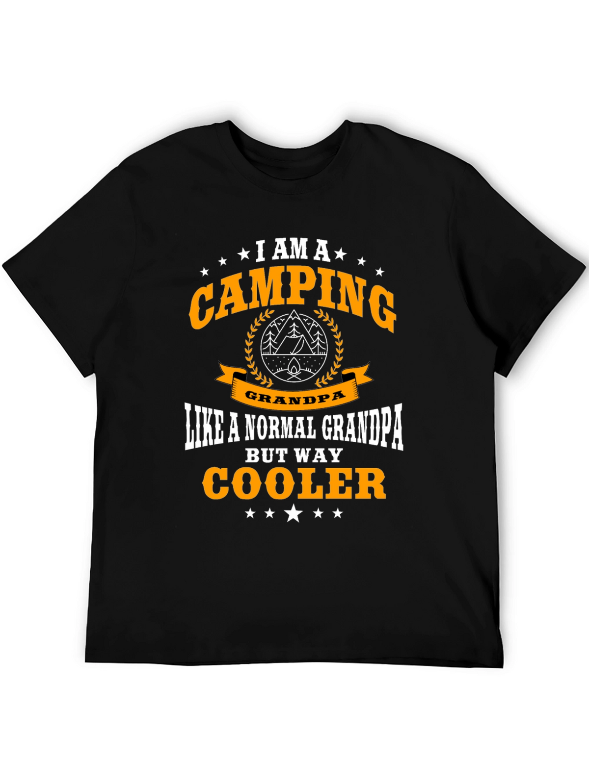 Camping Grandpa T-Shirt - Cooler Than Normal