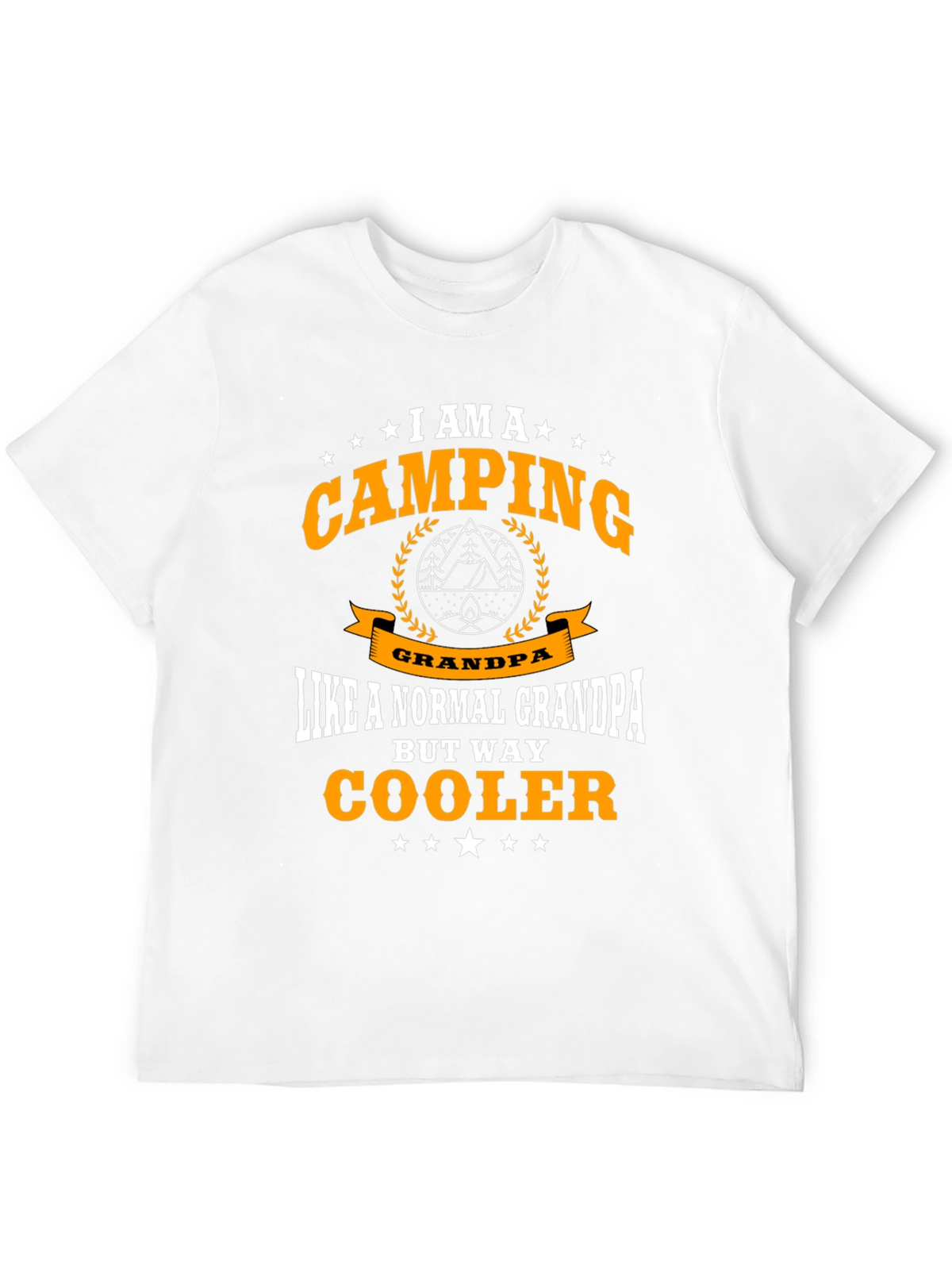 Camping Grandpa T-Shirt - Cooler Than Normal