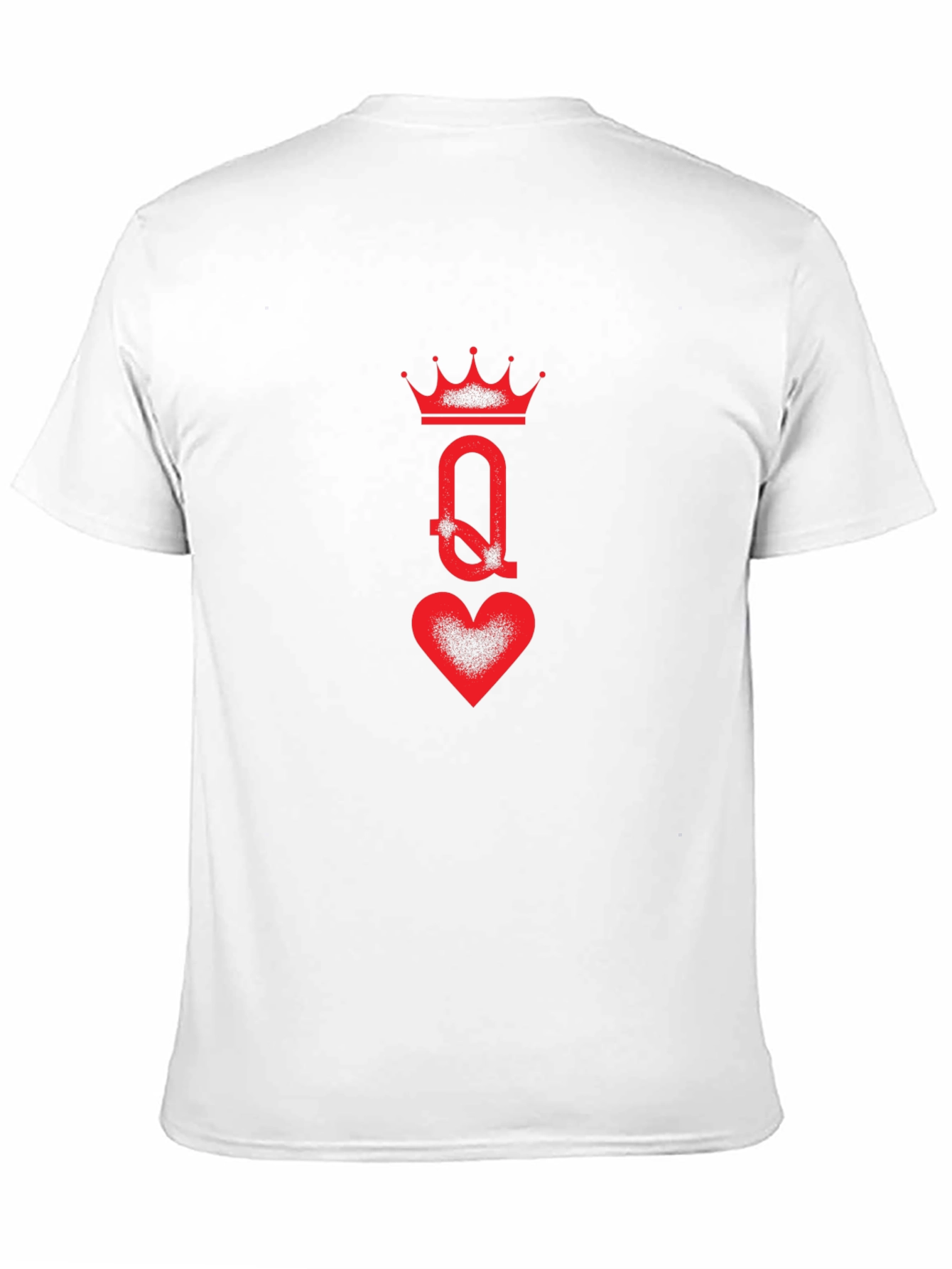 Queen of Hearts Graphic Tee - Black