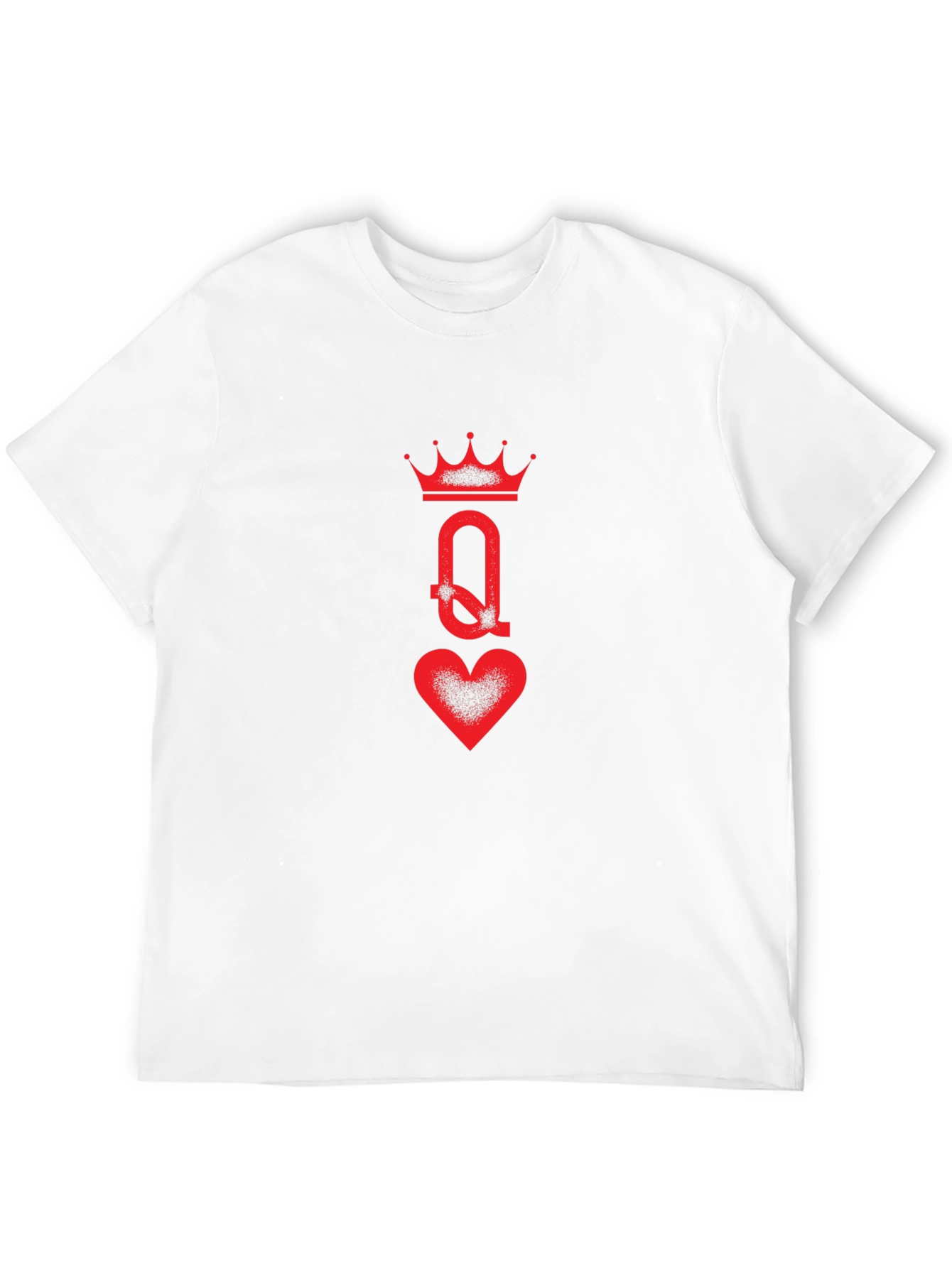 Queen of Hearts Graphic Tee - Black