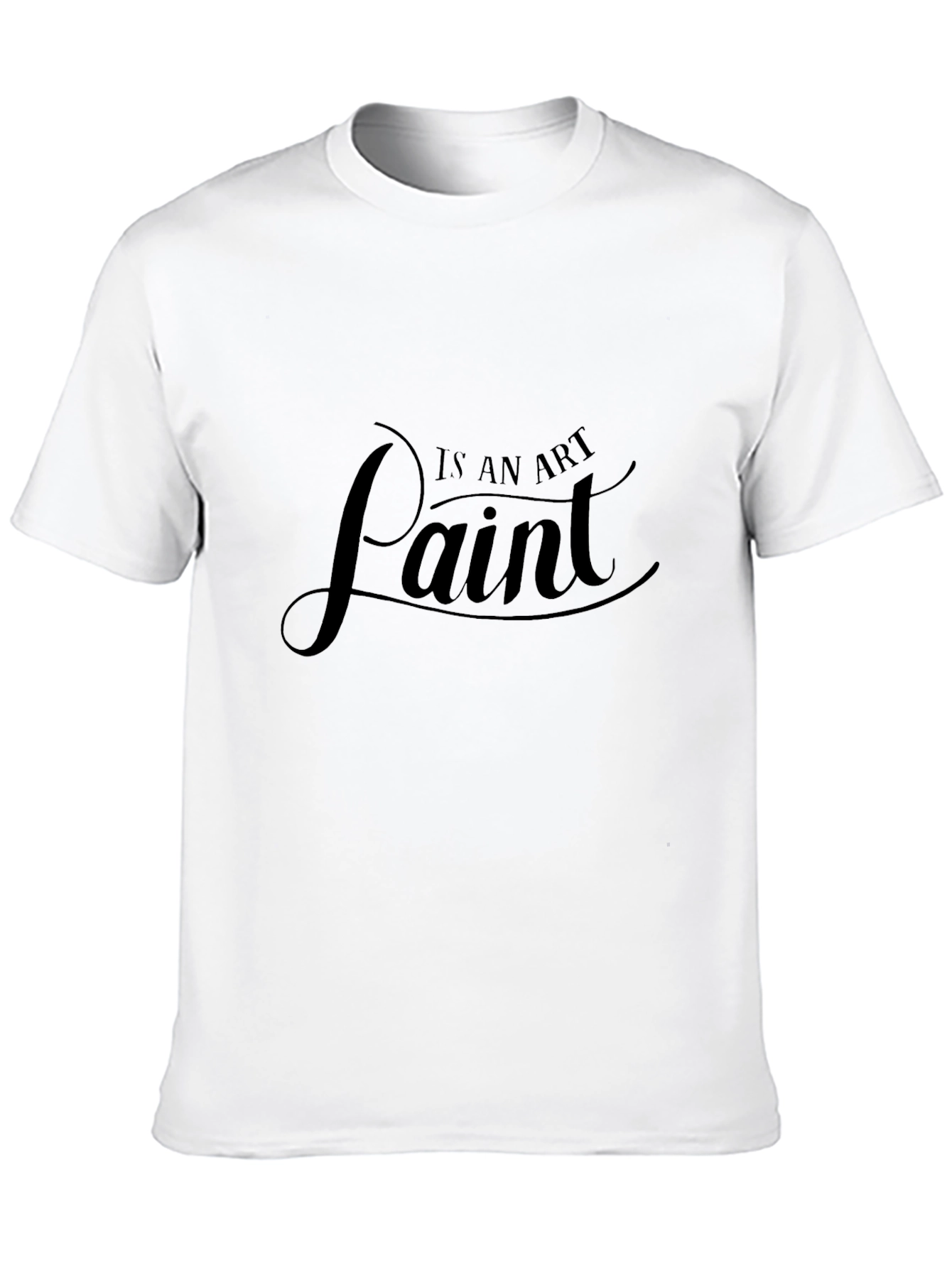 Paint is an Art Black T-Shirt
