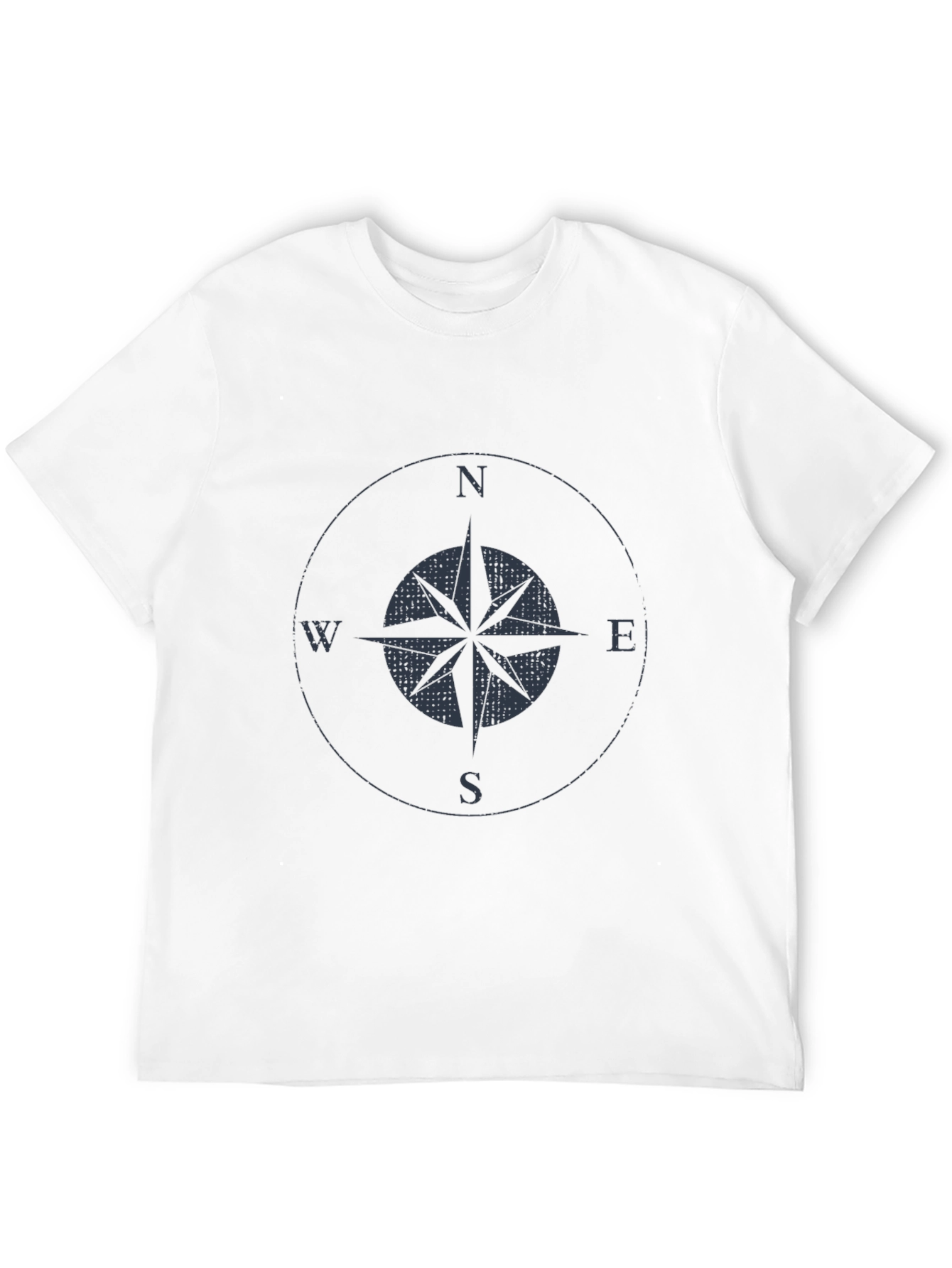 Compass Rose Graphic Tee - Mens Black Shirt