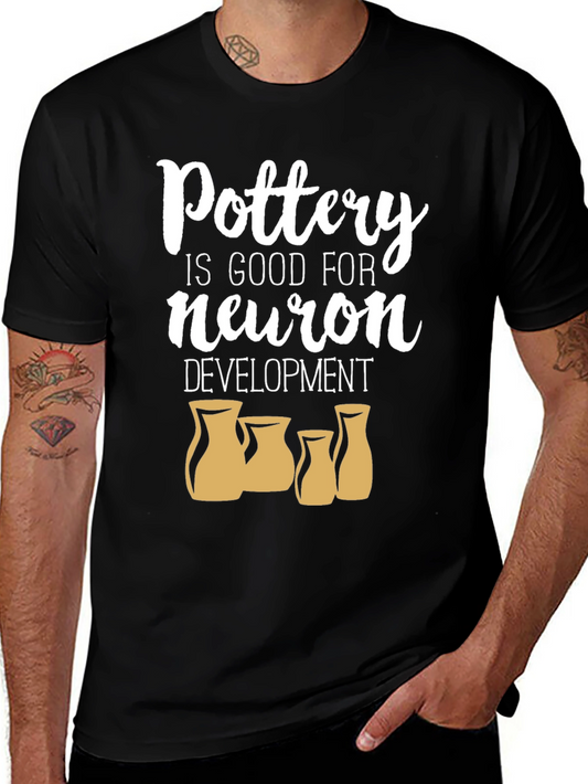 Pottery Neuron Development Black T-Shirt