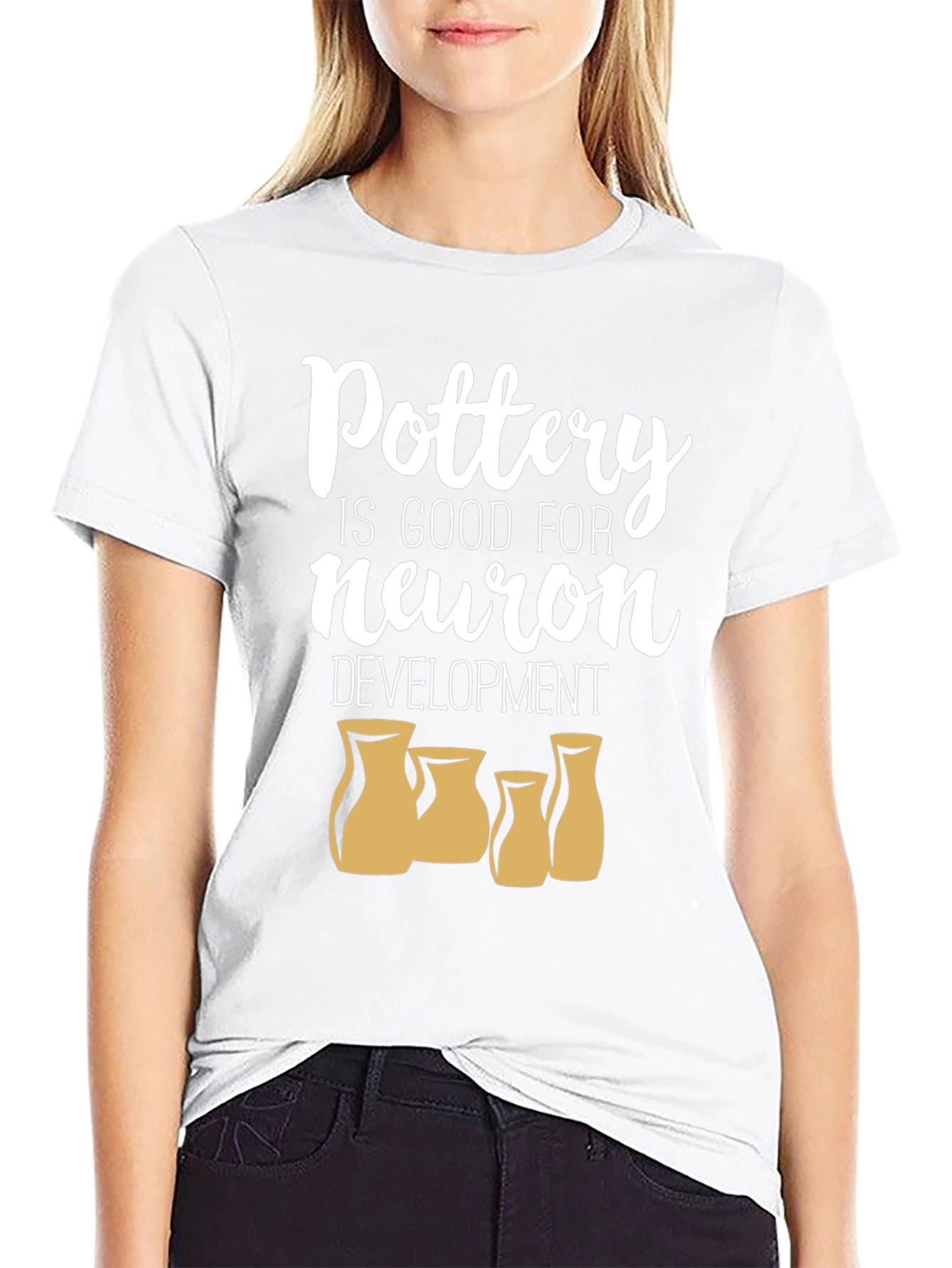 Pottery Neuron Development Black T-Shirt