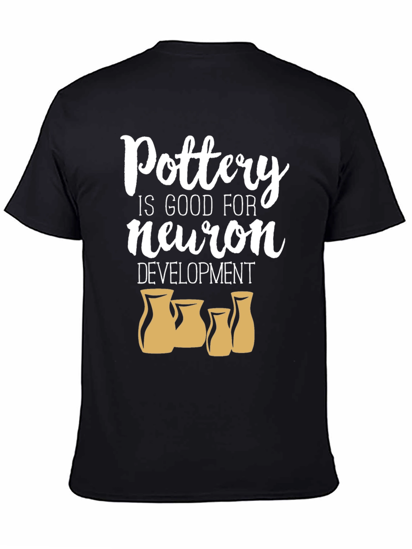 Pottery Neuron Development Black T-Shirt