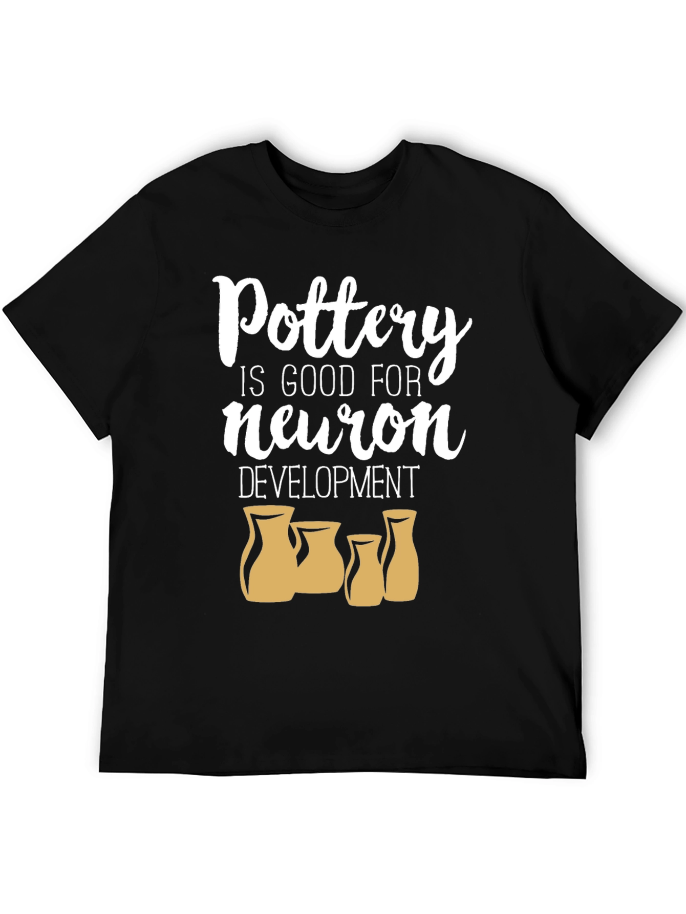Pottery Neuron Development Black T-Shirt