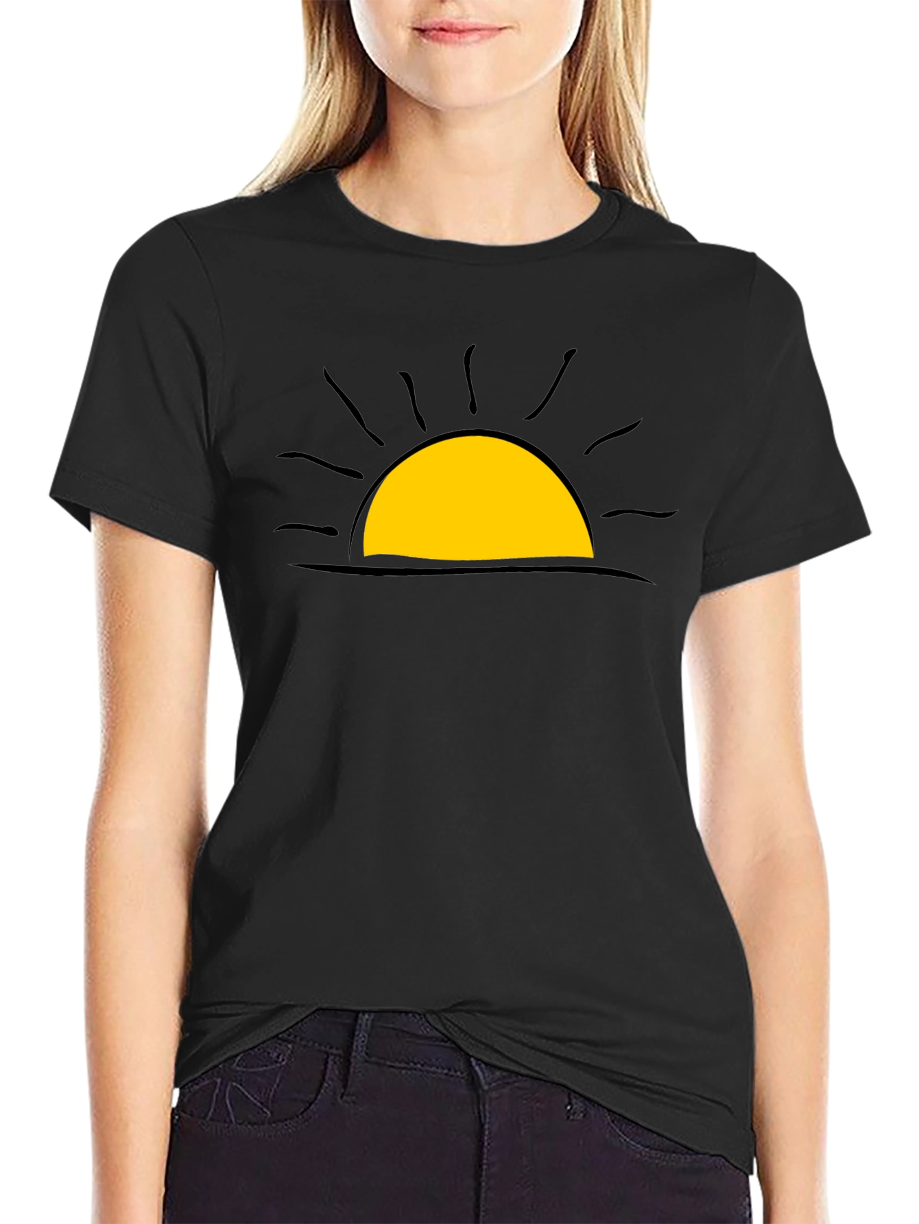 Sunrise Graphic Tee - Soft Cotton Blend