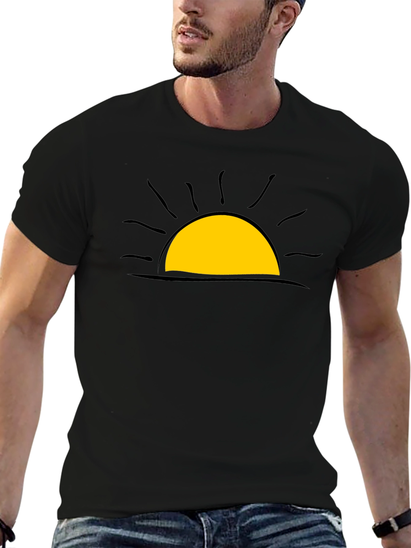 Sunrise Graphic Tee - Soft Cotton Blend