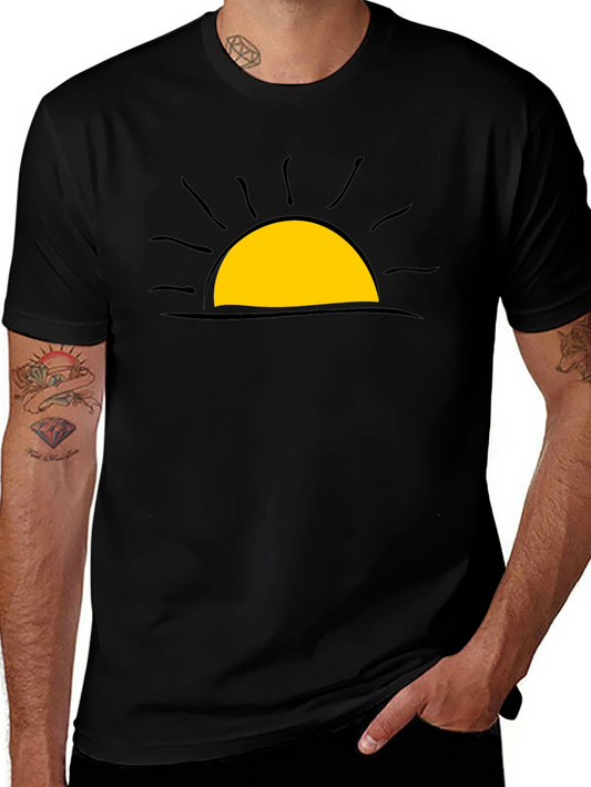 Sunrise Graphic Tee - Soft Cotton Blend