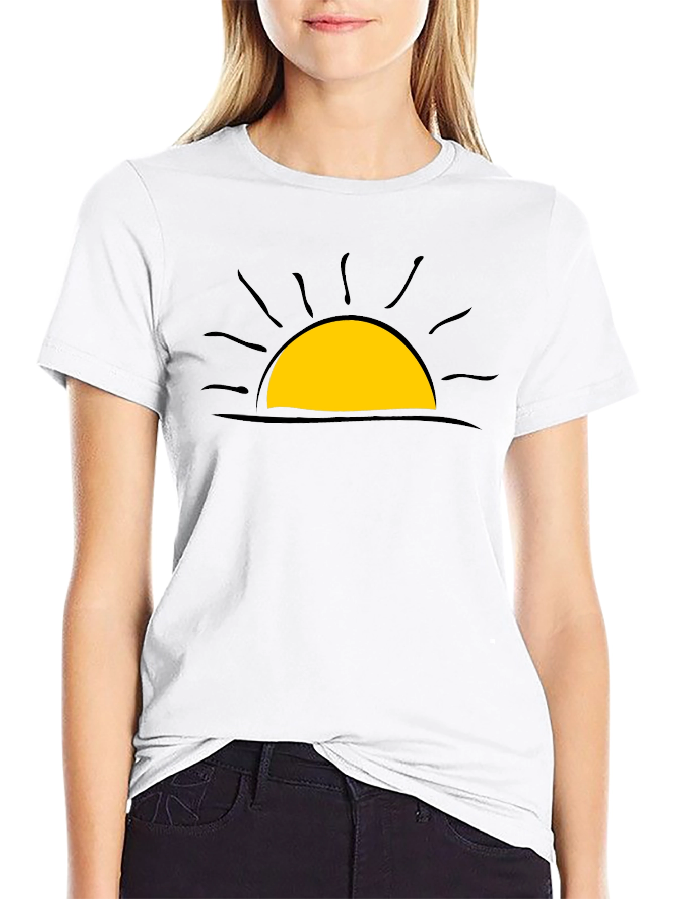 Sunrise Graphic Tee - Soft Cotton Blend