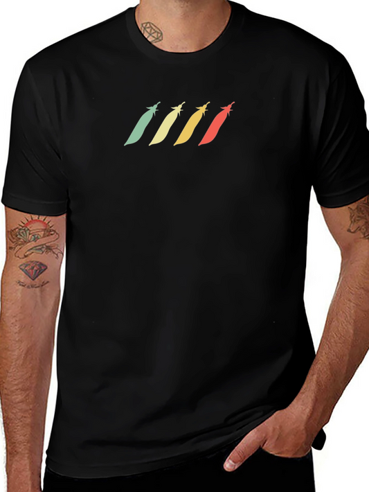 Retro Space Launch T-Shirt - Stylish Comfort