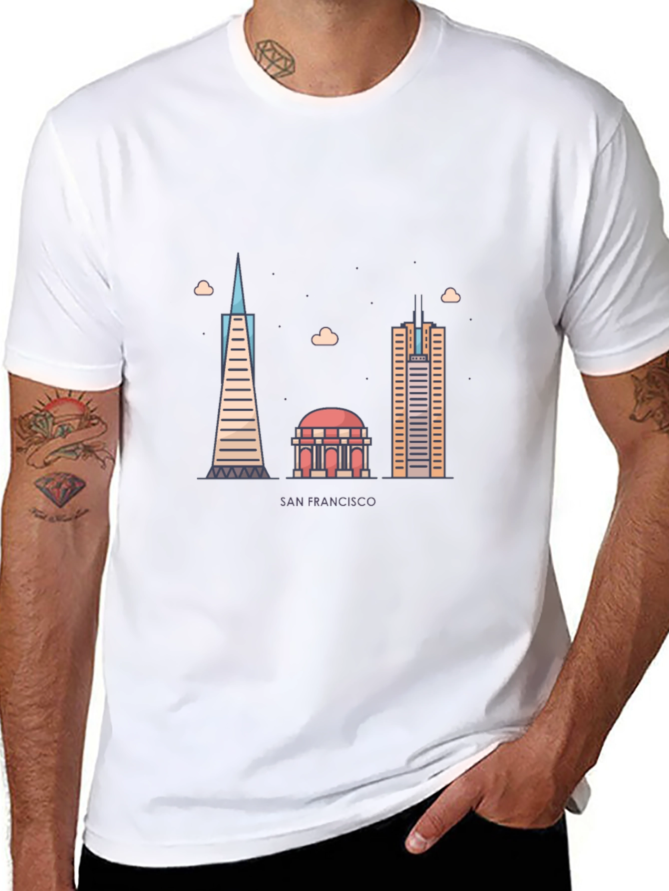 San Francisco Skyline Graphic Tee