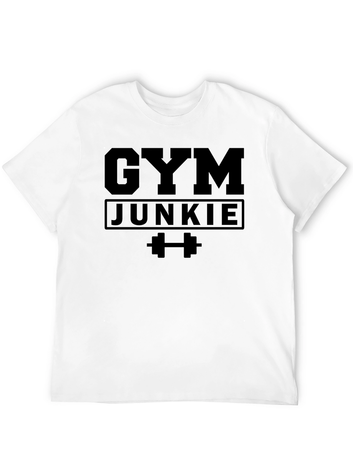 Gym Junkie Black T-Shirt - Fitness Apparel