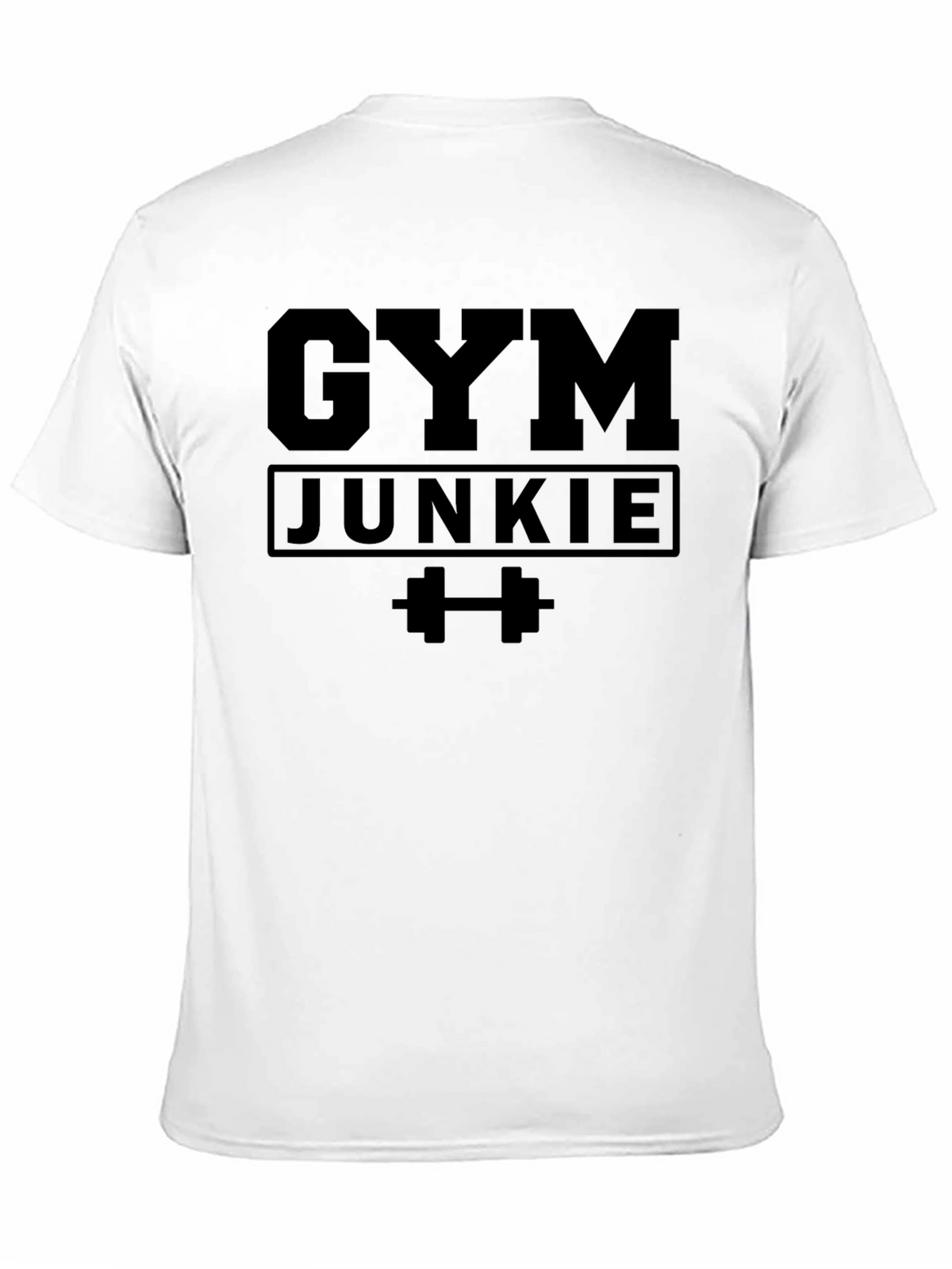 Gym Junkie Black T-Shirt - Fitness Apparel