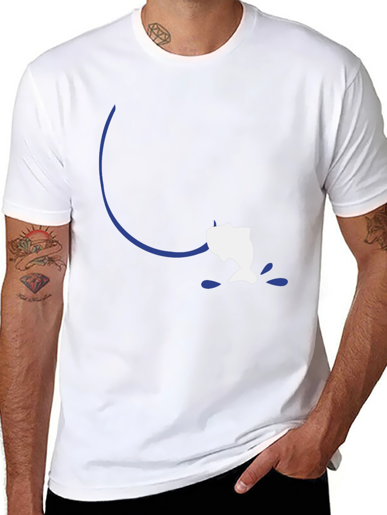 Whimsical Dolphin T-Shirt