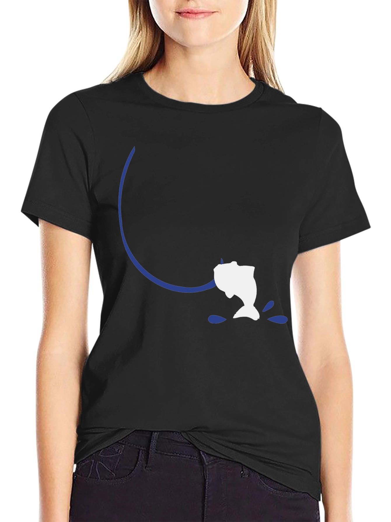 Whimsical Dolphin T-Shirt