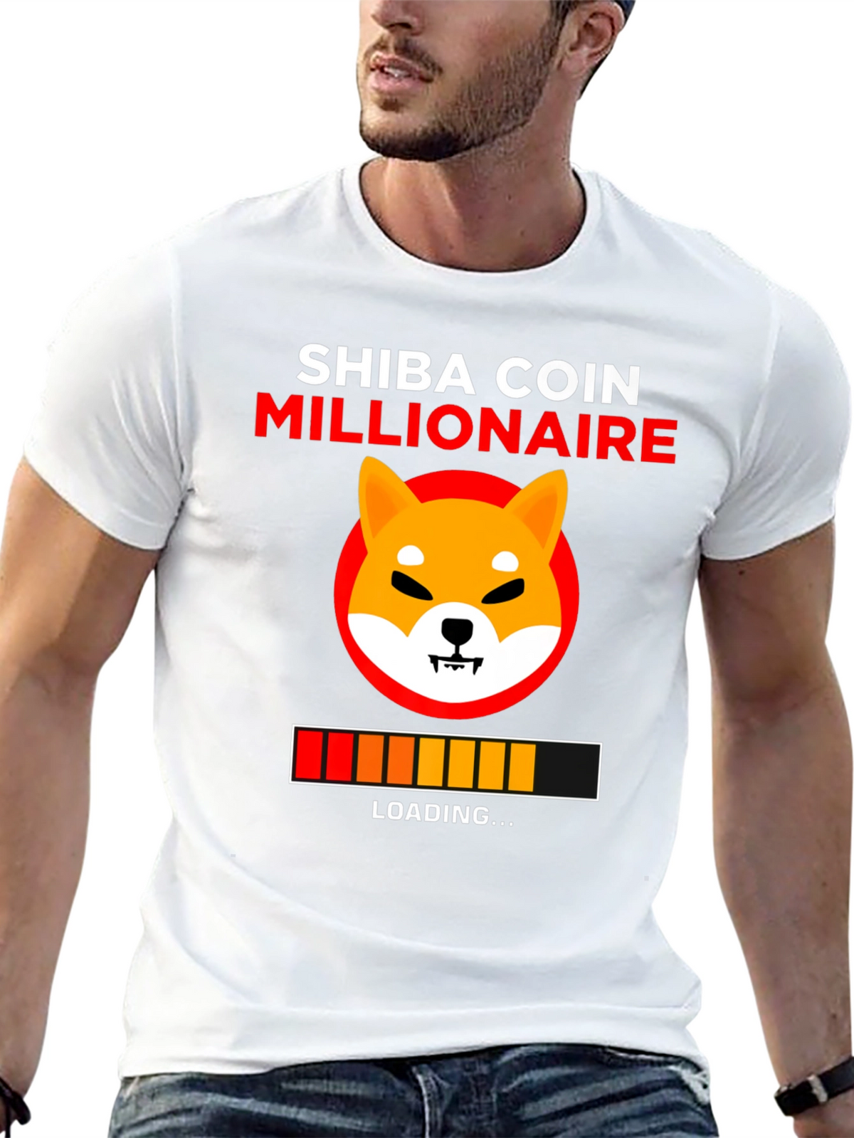 Shiba Coin Millionaire Loading T-Shirt