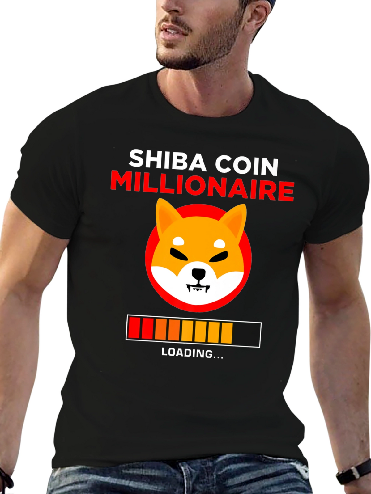 Shiba Coin Millionaire Loading T-Shirt