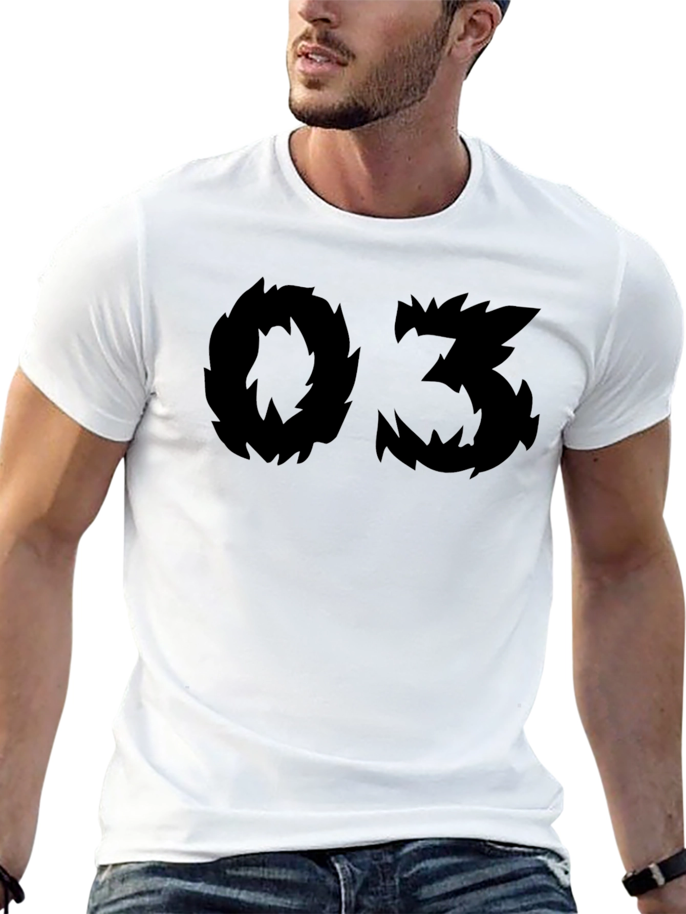 Edgy 03 Graphic Black T-Shirt