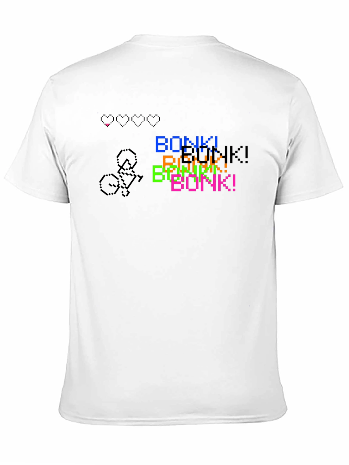 Pixel Art Bonk! T-Shirt - Retro Gaming Style