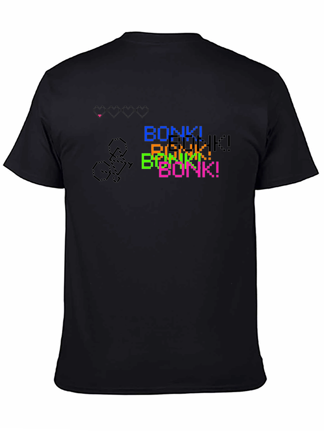 Pixel Art Bonk! T-Shirt - Retro Gaming Style