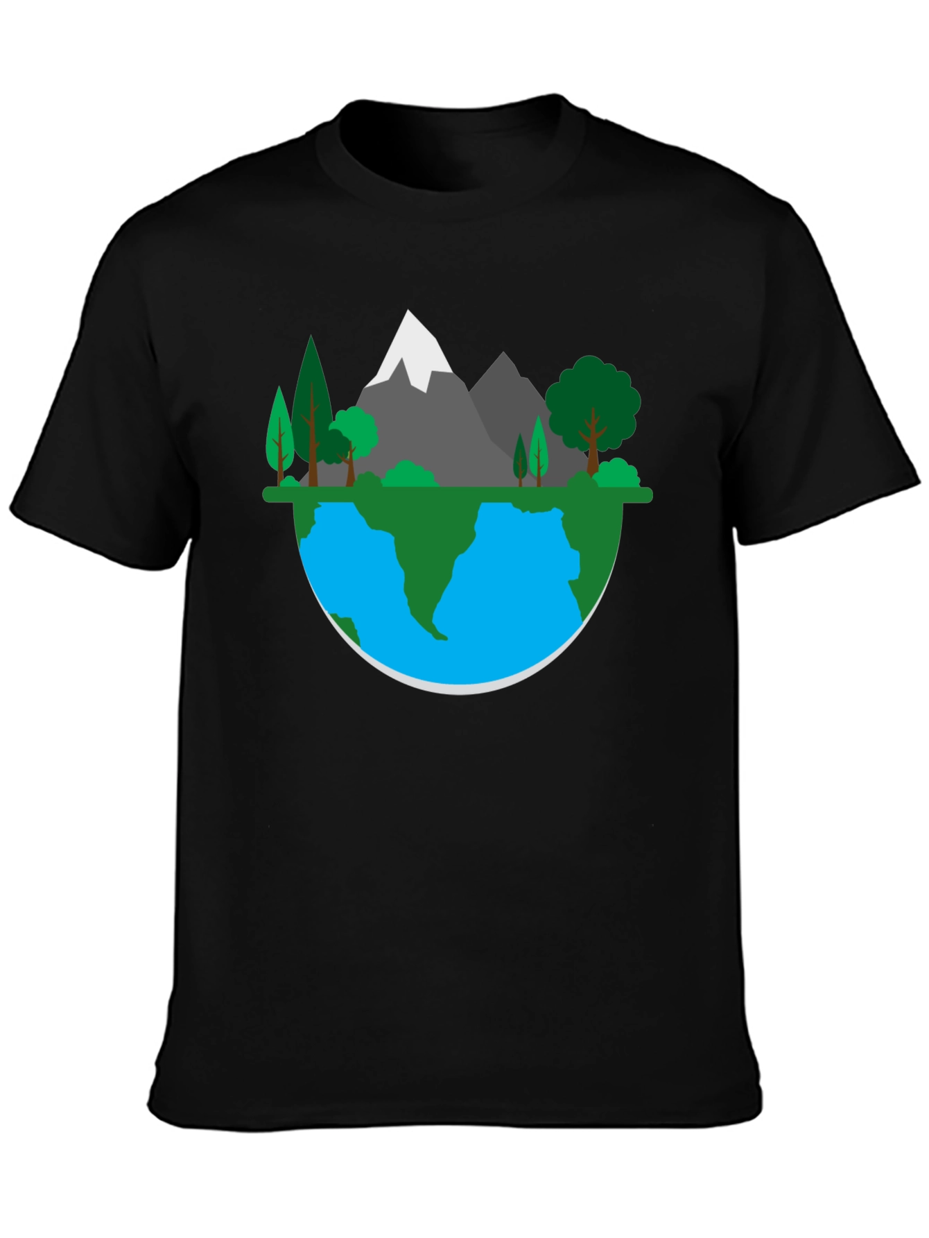 Earth Landscape Graphic Tee