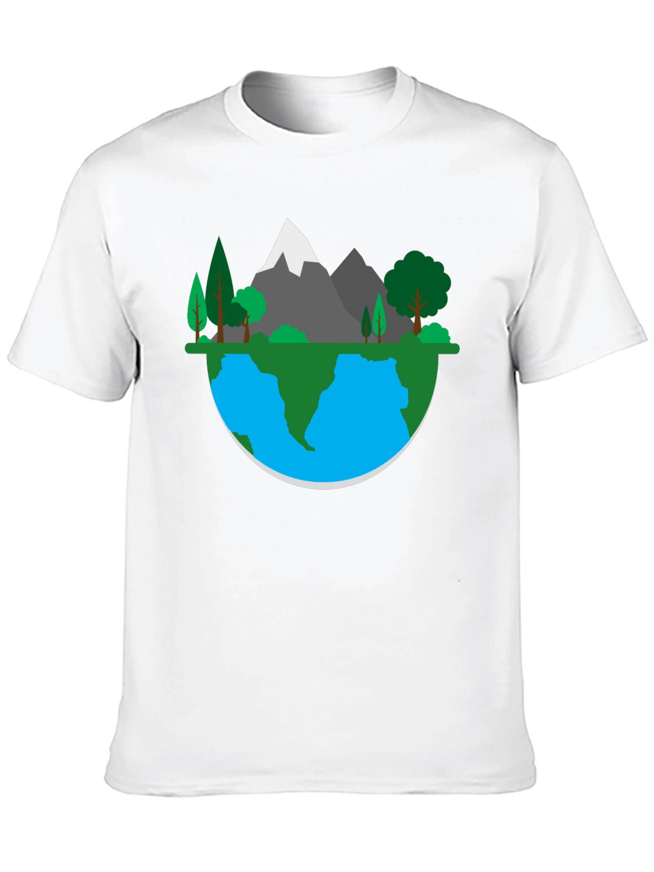 Earth Landscape Graphic Tee