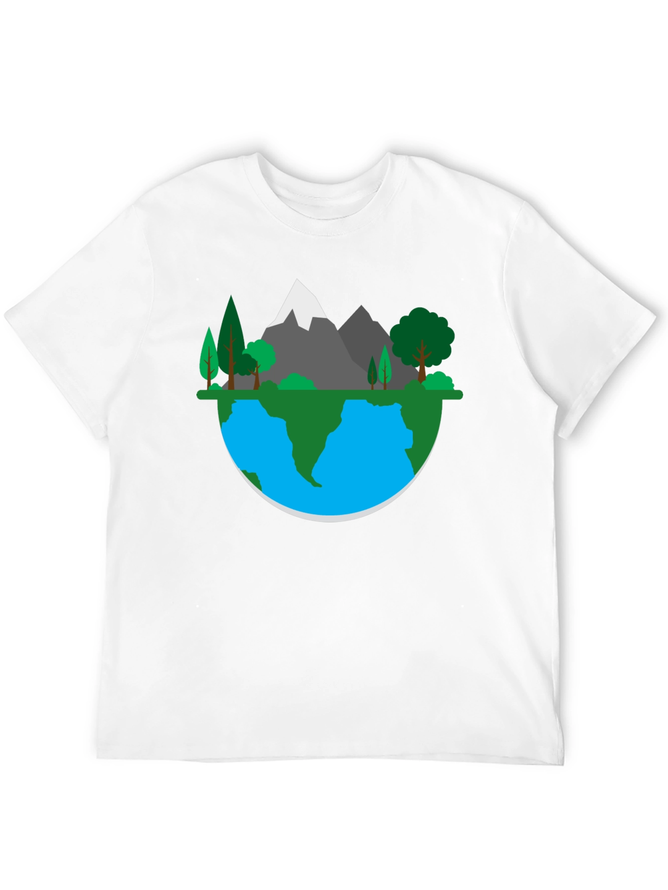 Earth Landscape Graphic Tee