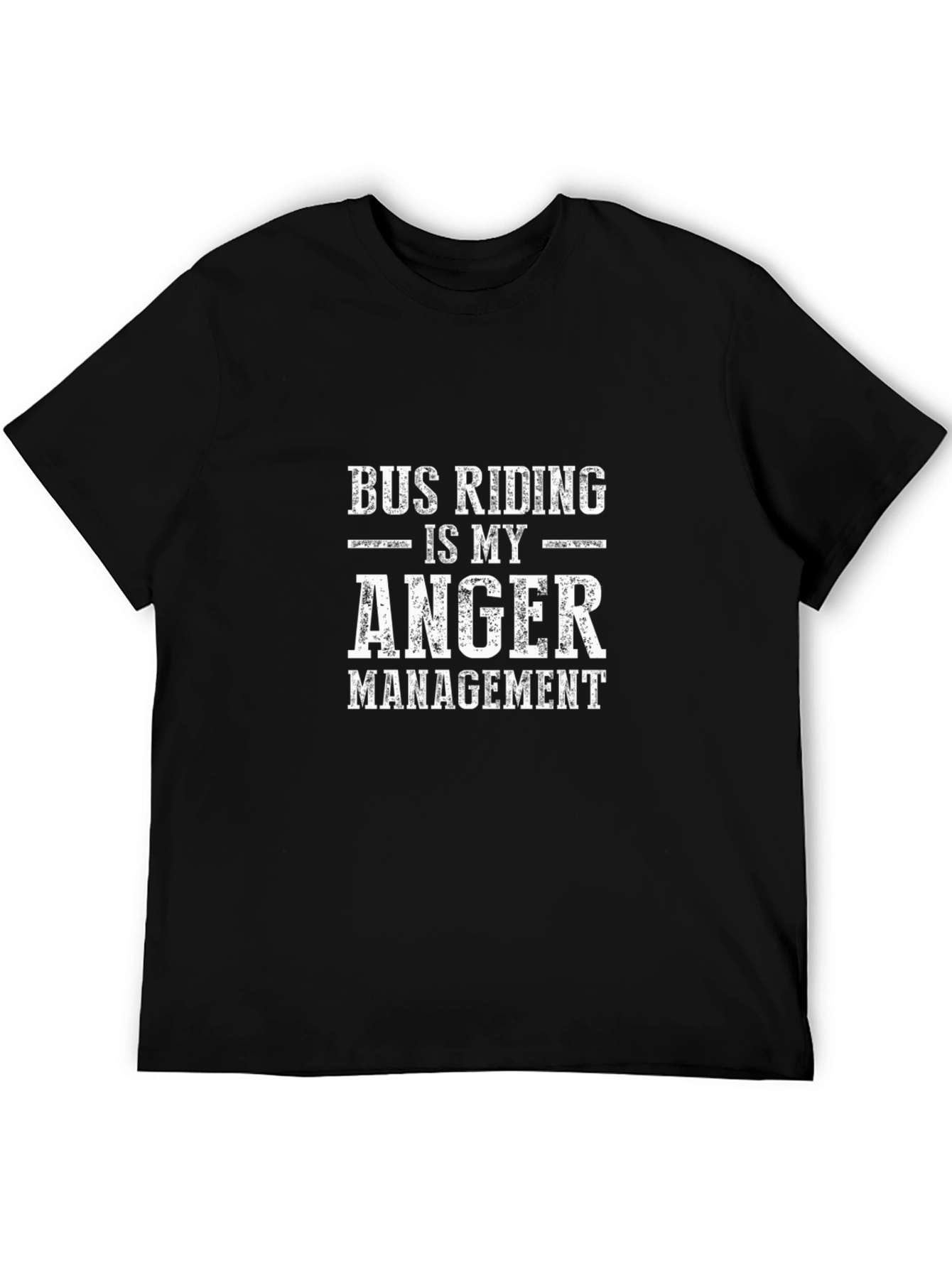 Bus Riding Anger Management Graphic T-Shirt