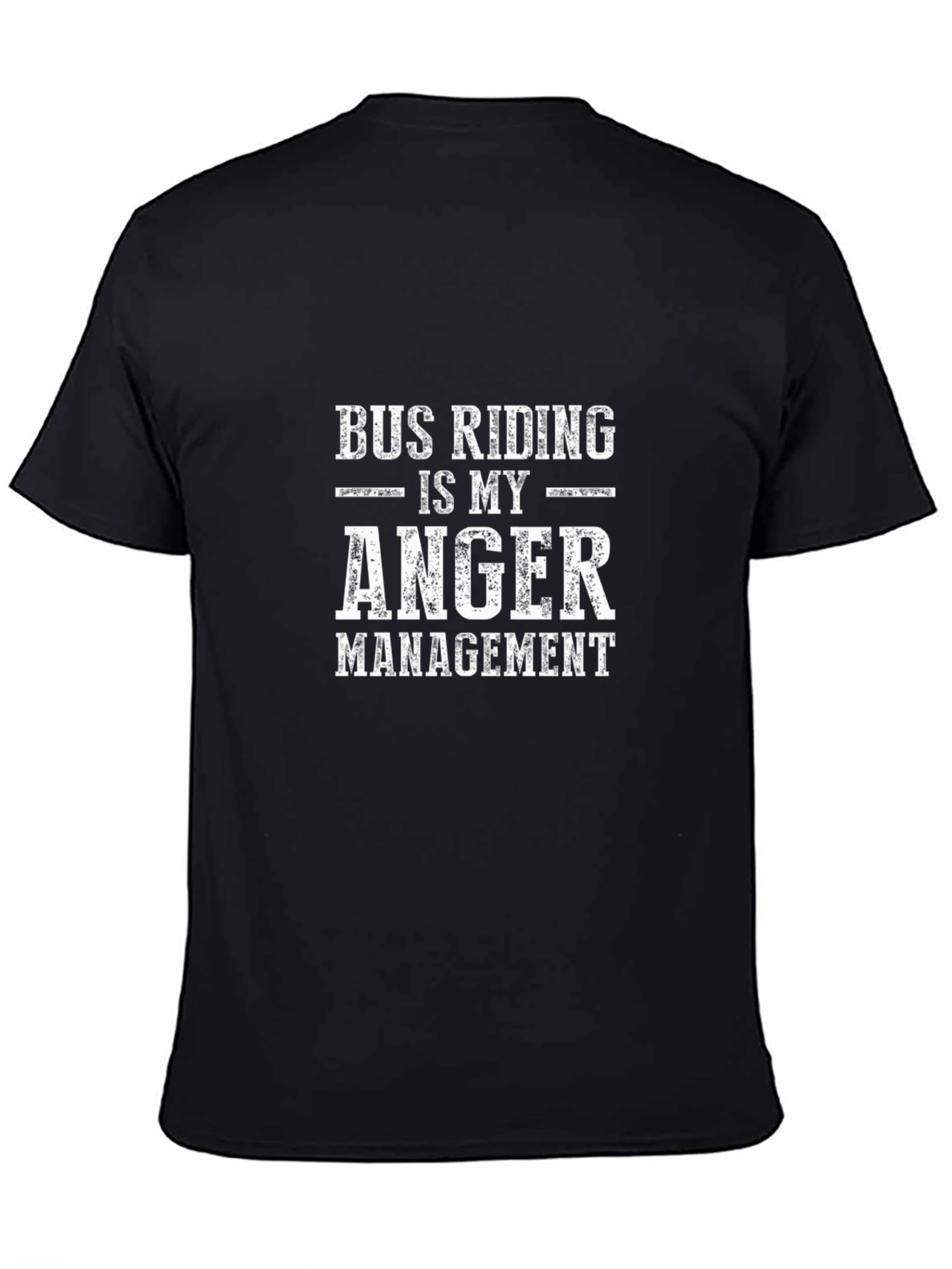 Bus Riding Anger Management Graphic T-Shirt