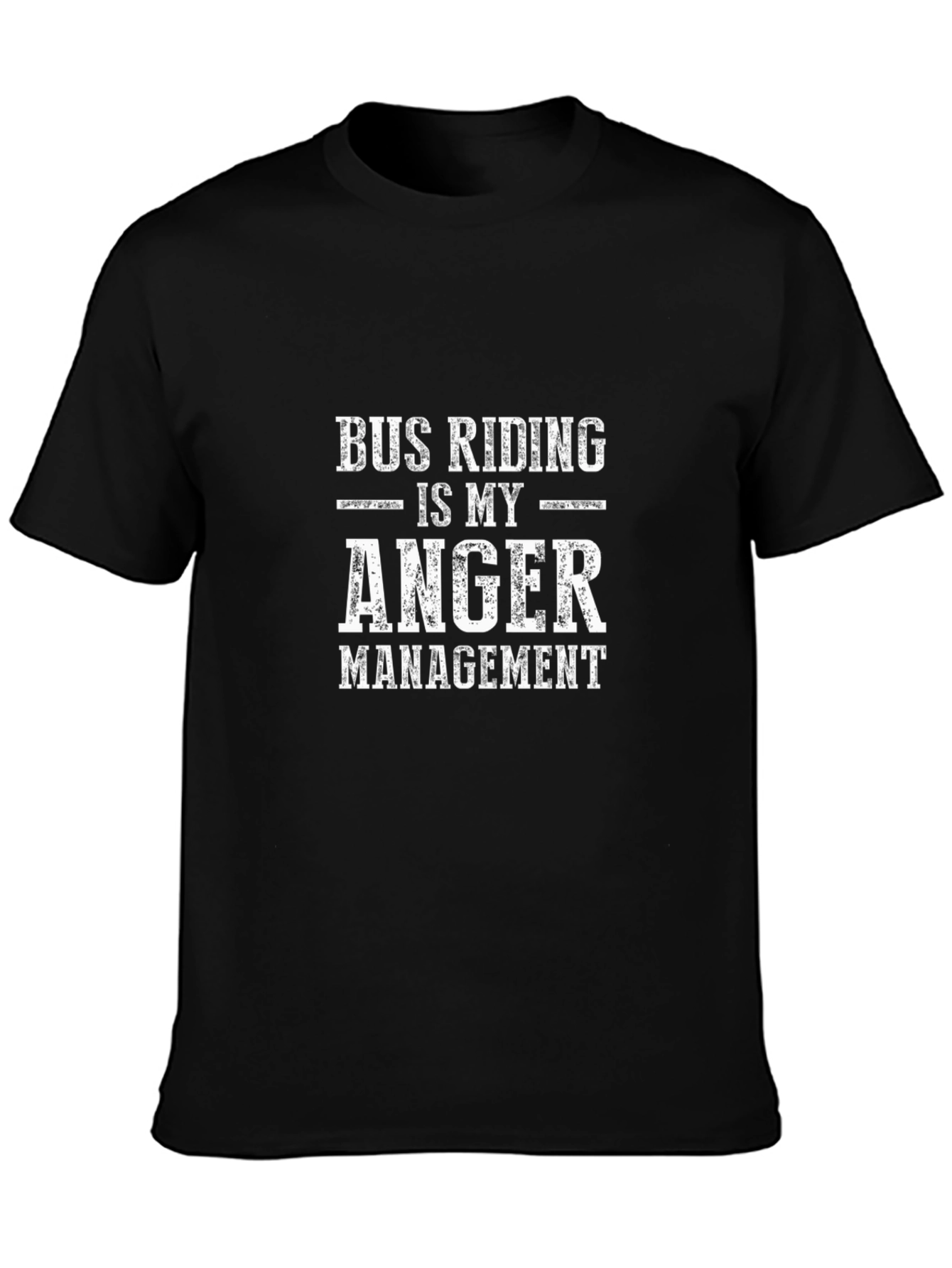 Bus Riding Anger Management Graphic T-Shirt