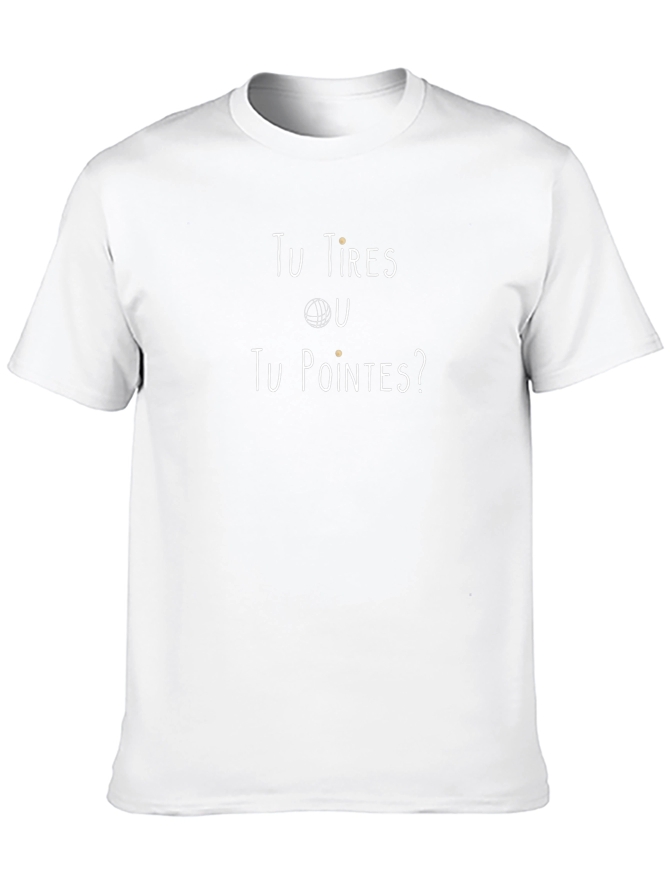 Tu Tires ou Tu Pointes? Graphic T-Shirt