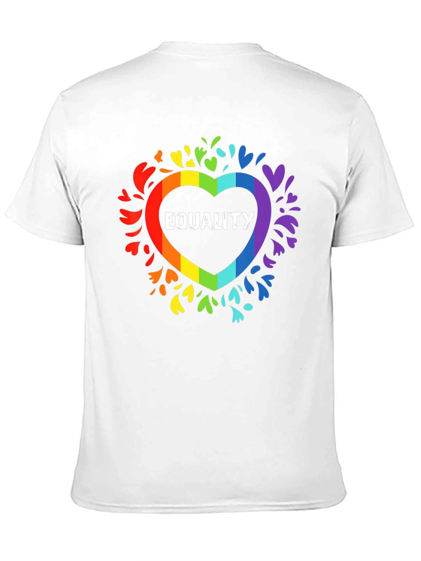 Equality Rainbow Heart T-Shirt LGBTQ+ Pride