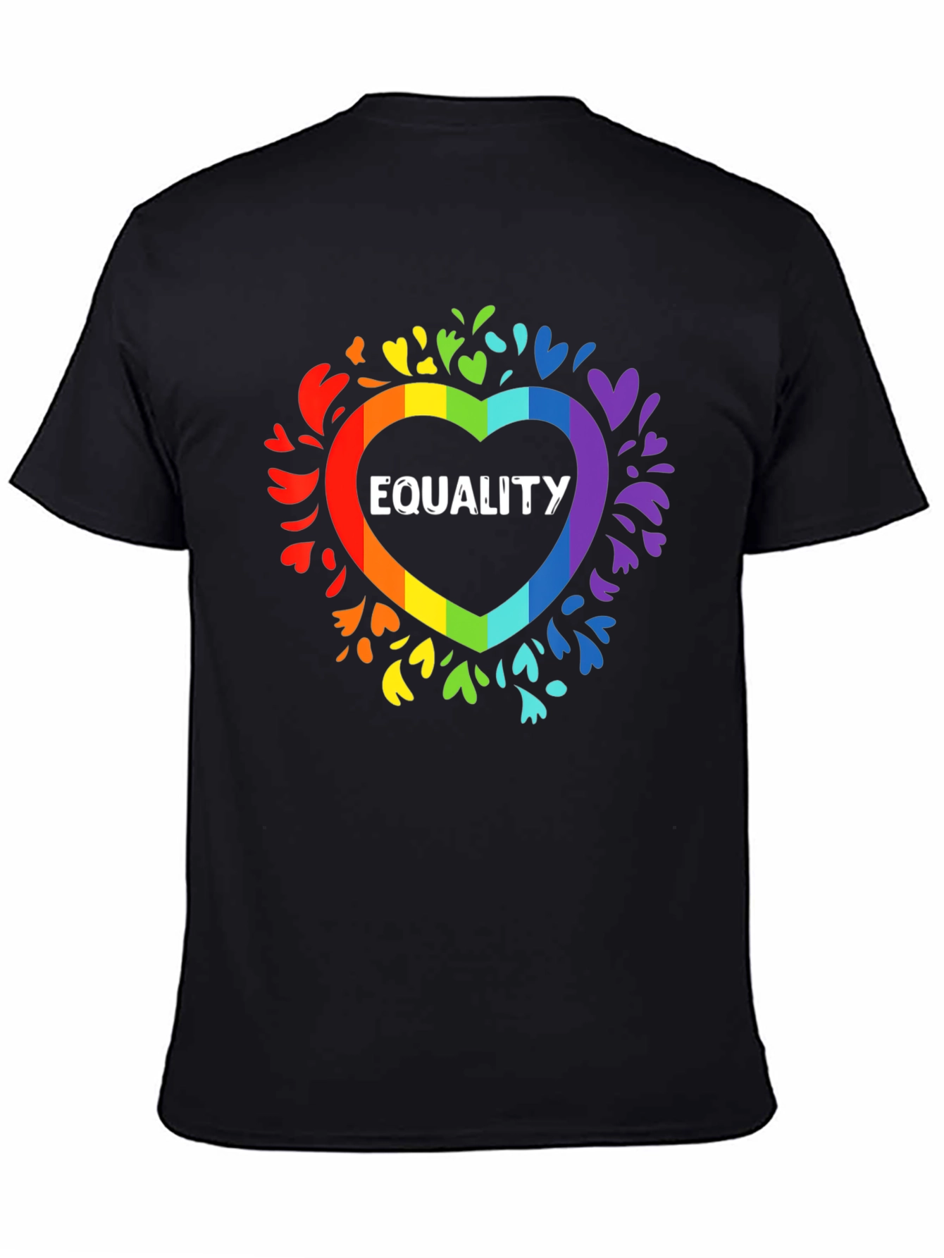 Equality Rainbow Heart T-Shirt LGBTQ+ Pride