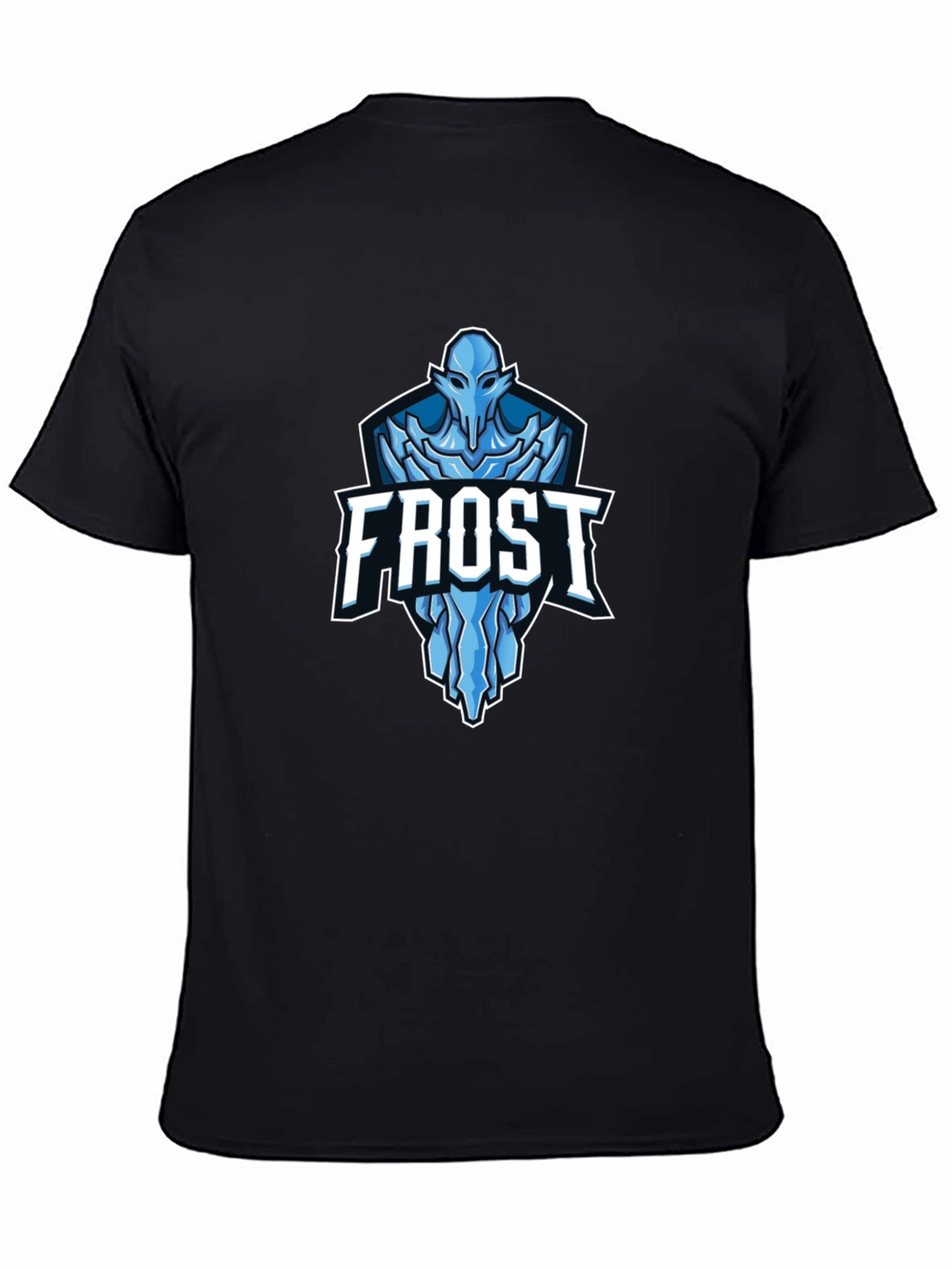 Frost Graphic T-Shirt - Black Crew Neck Tee