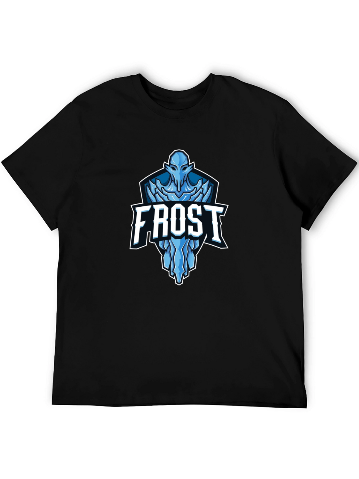 Frost Graphic T-Shirt - Black Crew Neck Tee