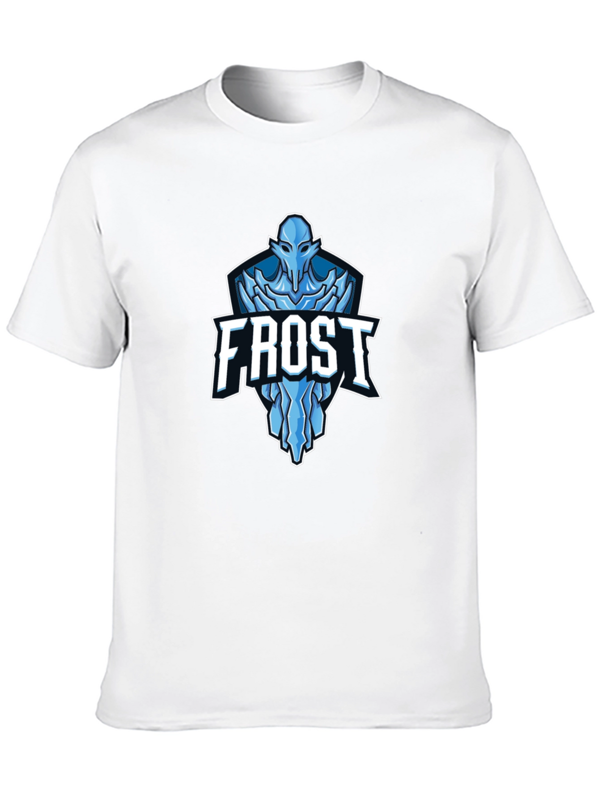 Frost Graphic T-Shirt - Black Crew Neck Tee