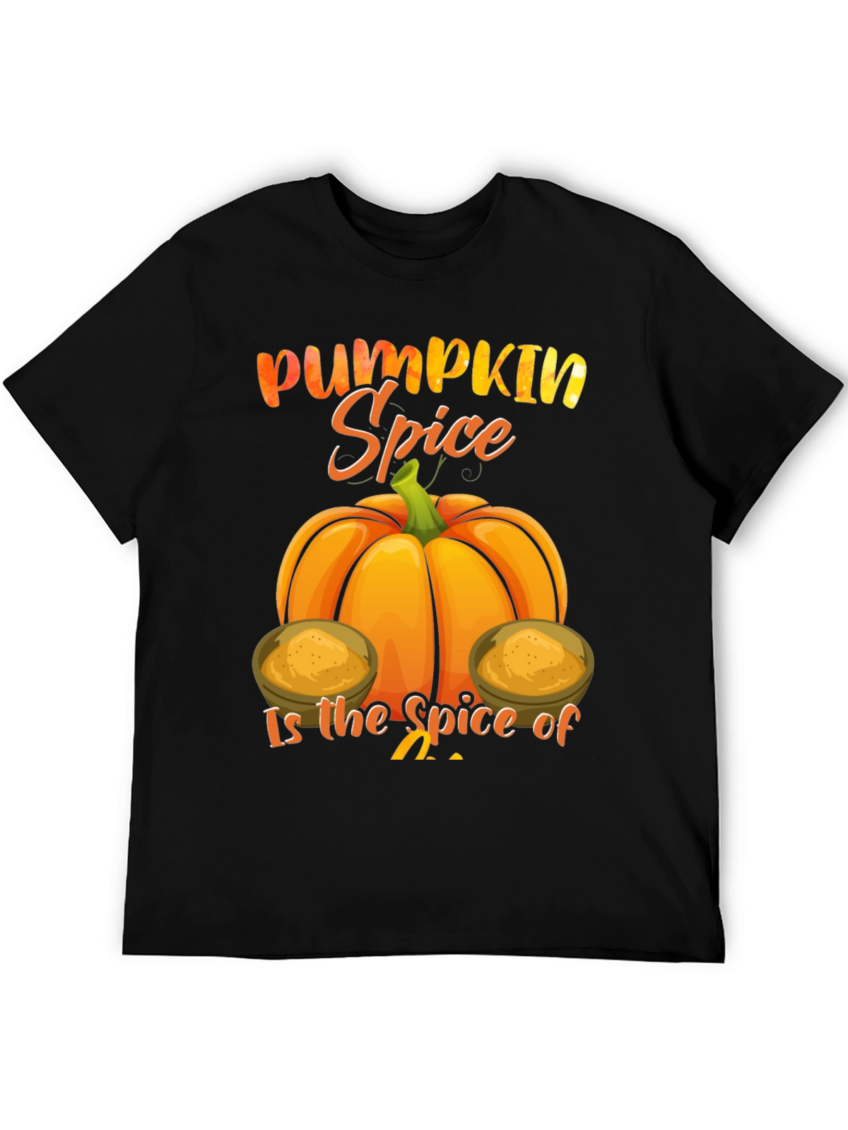 Pumpkin Spice Graphic Tee - Fall Season Shirt